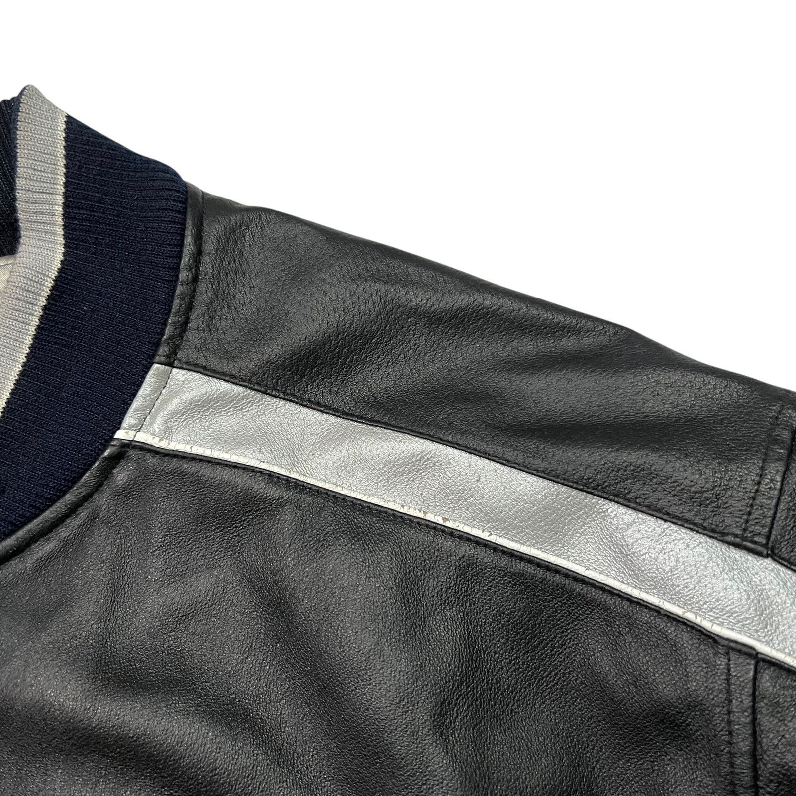 G-III × NFL × Vintage 90s G-III Carl Banks Oakland Raiders leather NFL jacket Size US XXL / EU 58 / 5 - 7 Thumbnail