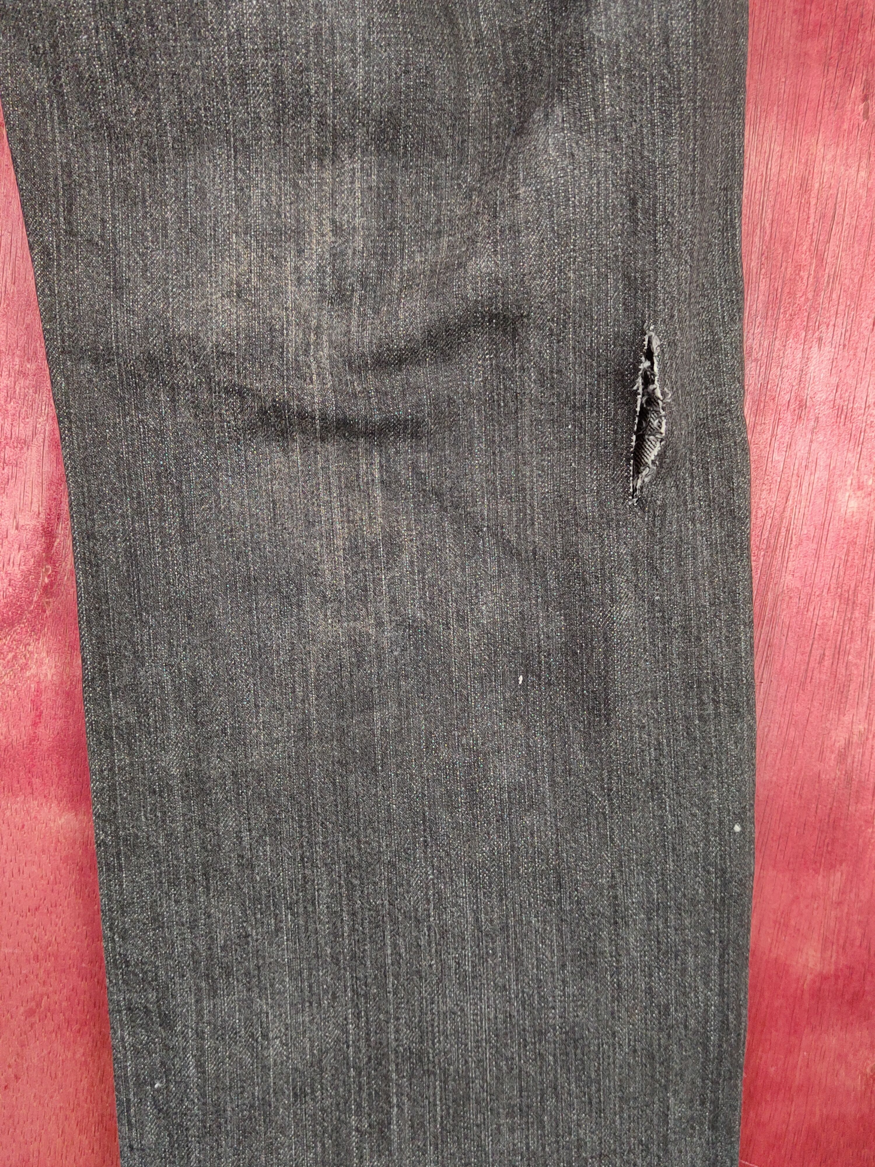 Edwin × Japanese Brand Edwin Black Distressed Ripped Jeans #S1851 Size US 29 - 13 Thumbnail