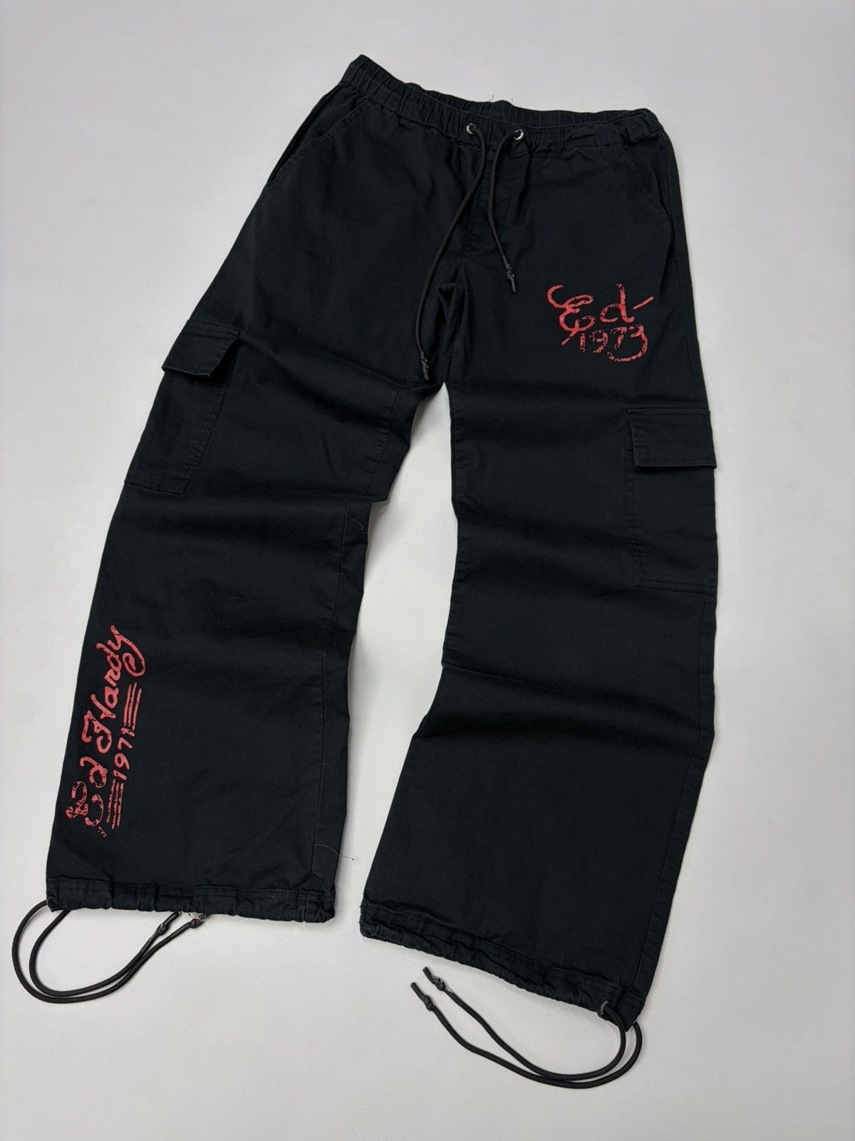 Ed Hardy VTG Ed Hardy x Urban Outfitters Dragon Cargo Jeans Pants Y2K Size US 30 / EU 46 - 10 Thumbnail