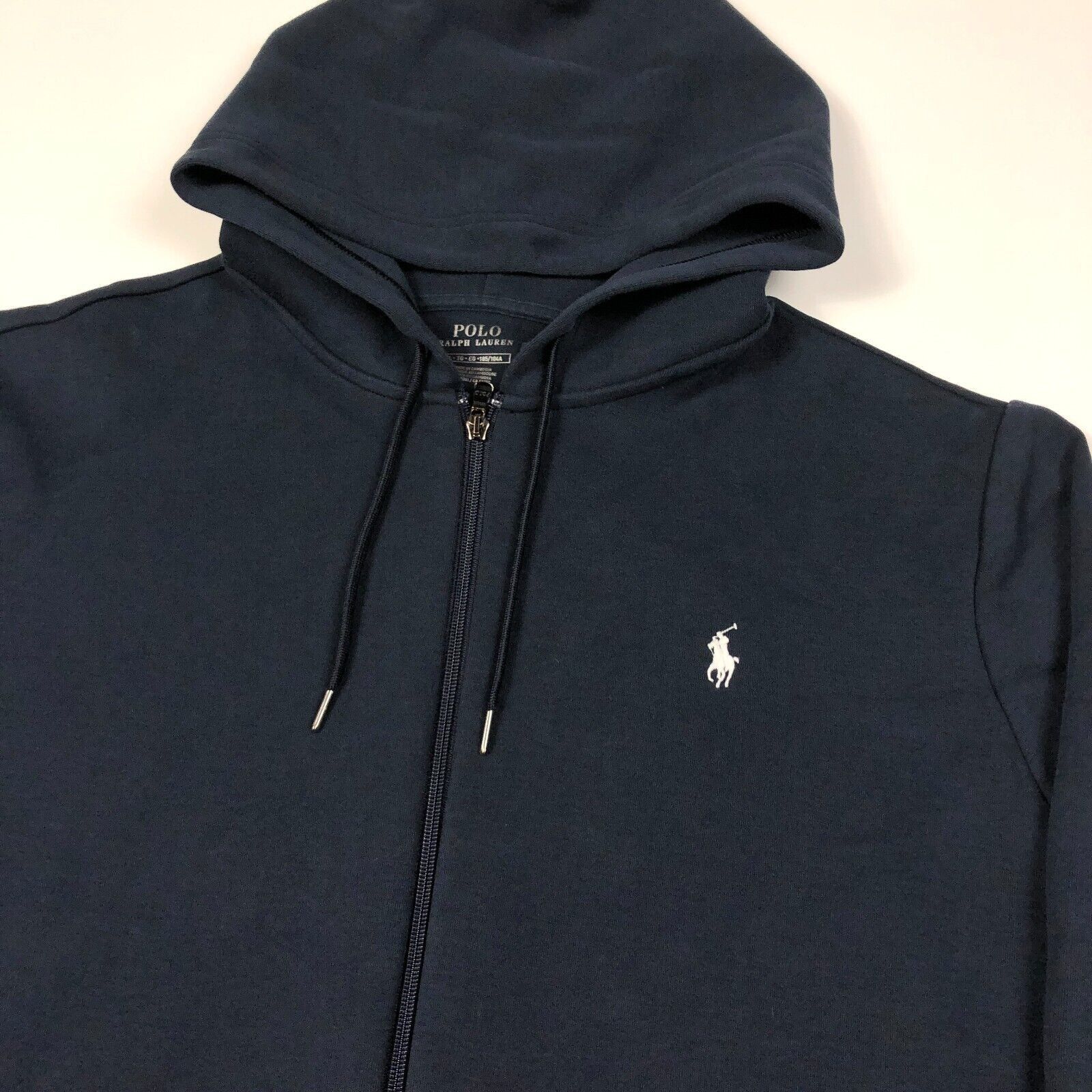 Polo Ralph Lauren Polo Ralph Lauren Full Zip Navy Hoodie Sweater Size XL Size US XL / EU 56 / 4 - 2 Thumbnail