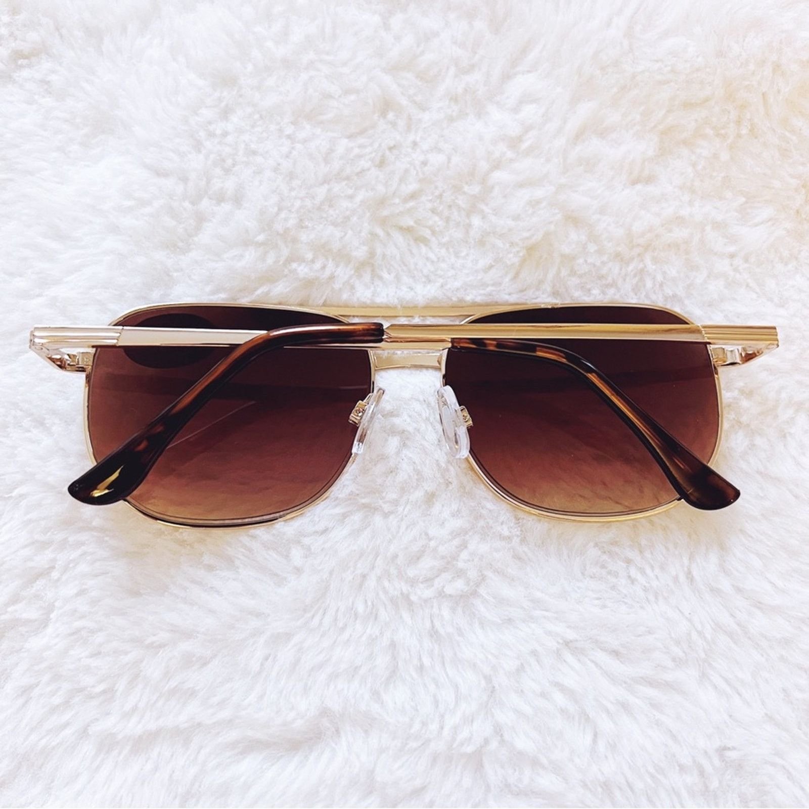 Other Nina Gold & Brown Lenses Tinted Reader Glasses Size ONE SIZE - 10 Thumbnail