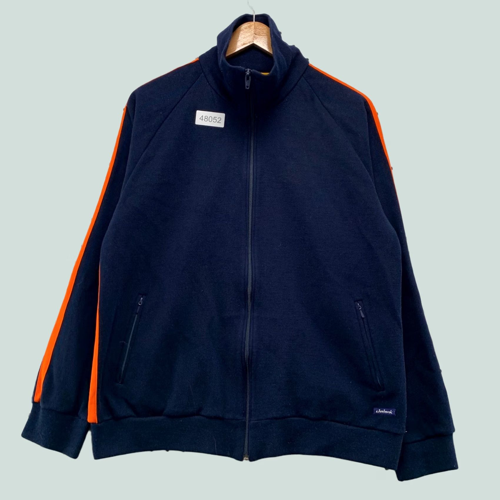 Vintage Vintage Jalank Track Jacket Mens XL Blue Orange 80s Made JAPAN Size US XL / EU 56 / 4 - 1 Thumbnail