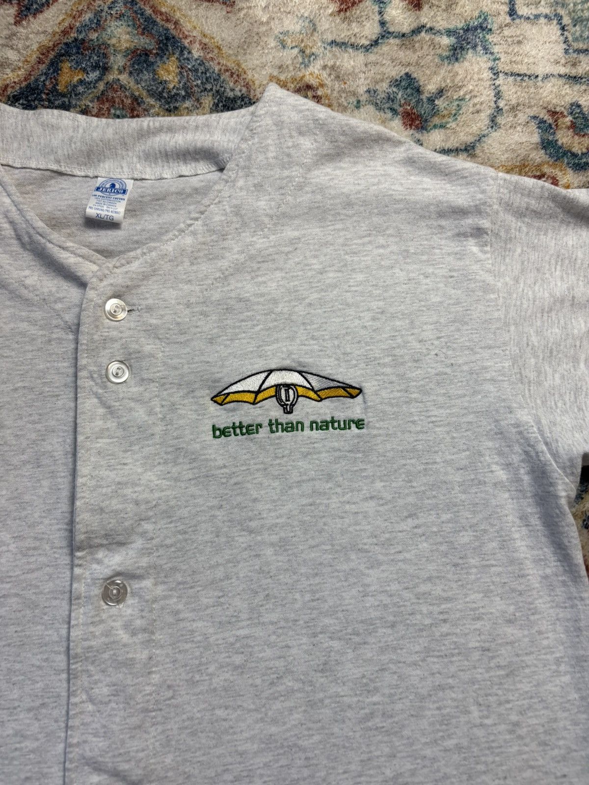 Vintage Vintage Better Than Nature Gardens Baseball Jersey Size XL Size US XL / EU 56 / 4 - 4 Thumbnail