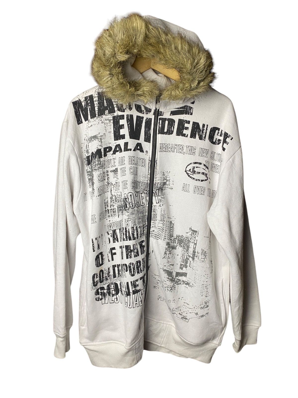 If Six Was Nine Impala Japanese Fur Raccoon TribalPoem Hoodie Size US XL / EU 56 / 4 - 1 Thumbnail