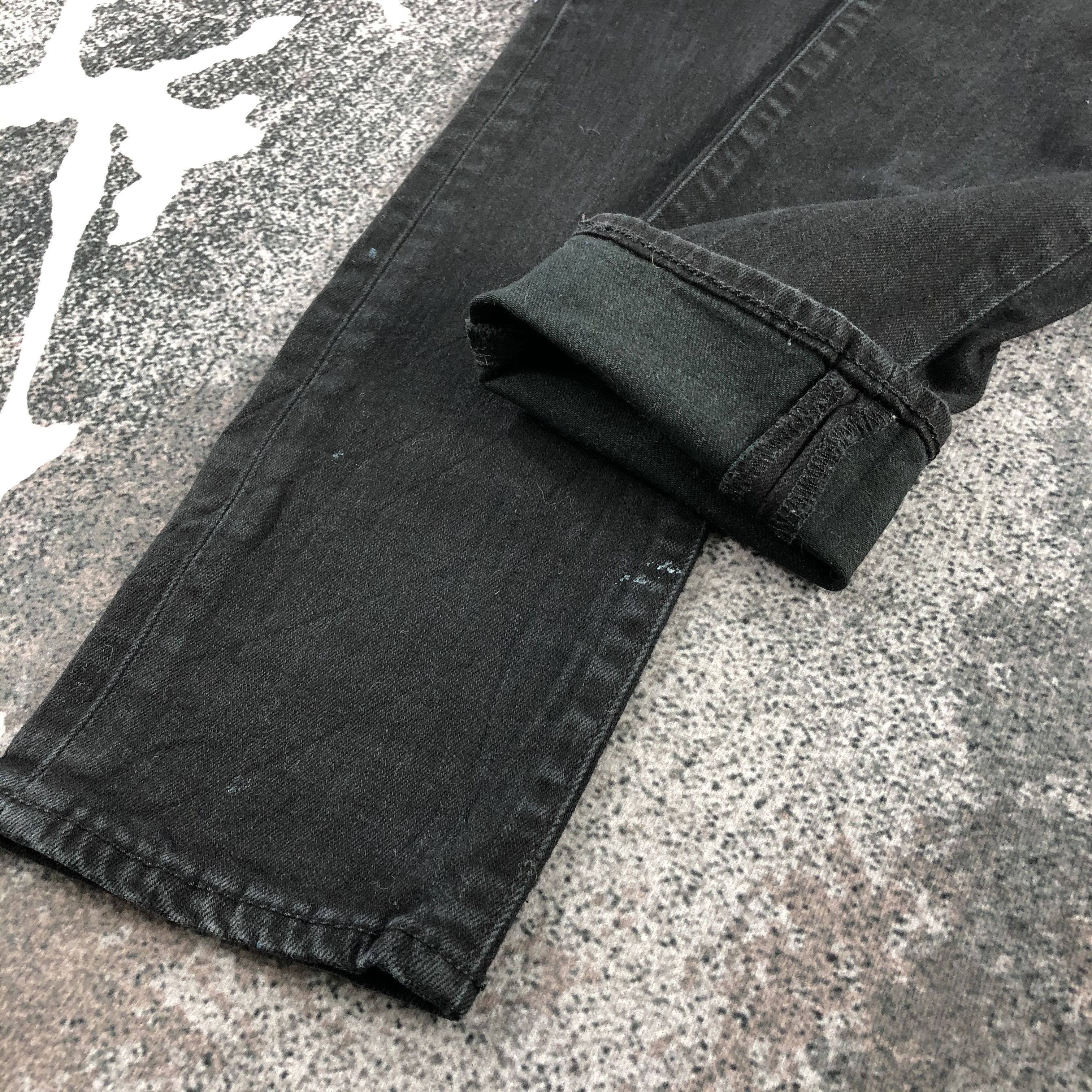 Levi's Levis 512 Jeans Faded Black Denim KJ1013 Size US 30 / EU 46 - 6 Thumbnail