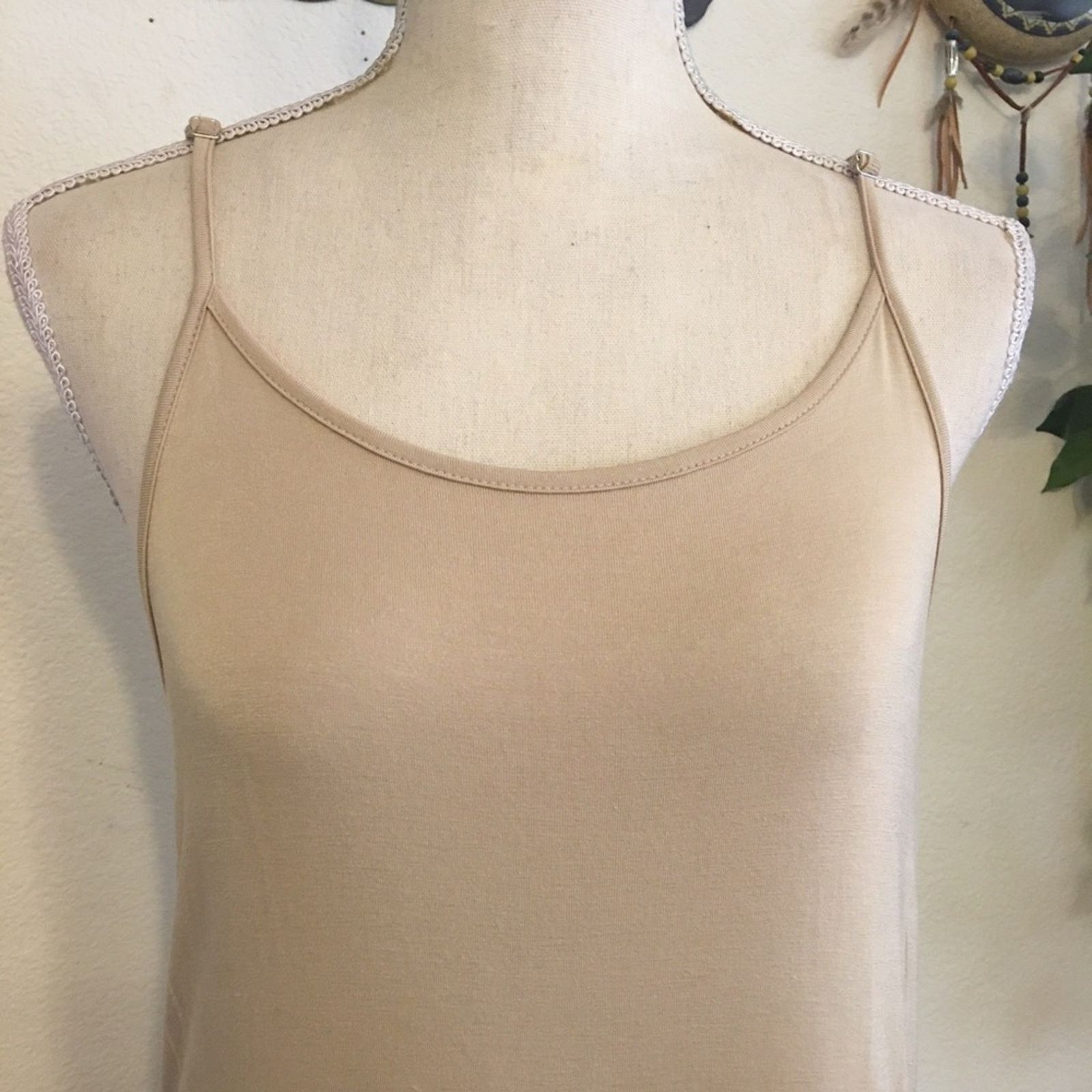 Other Top Stitch dune tunic tank with crochet lace hem Size L / US 10 / IT 46 - 5 Thumbnail