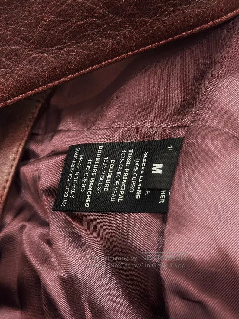 Vetements Vetements Distressed Red Brown Leather Coat Size US M / EU 48-50 / 2 - 4 Thumbnail