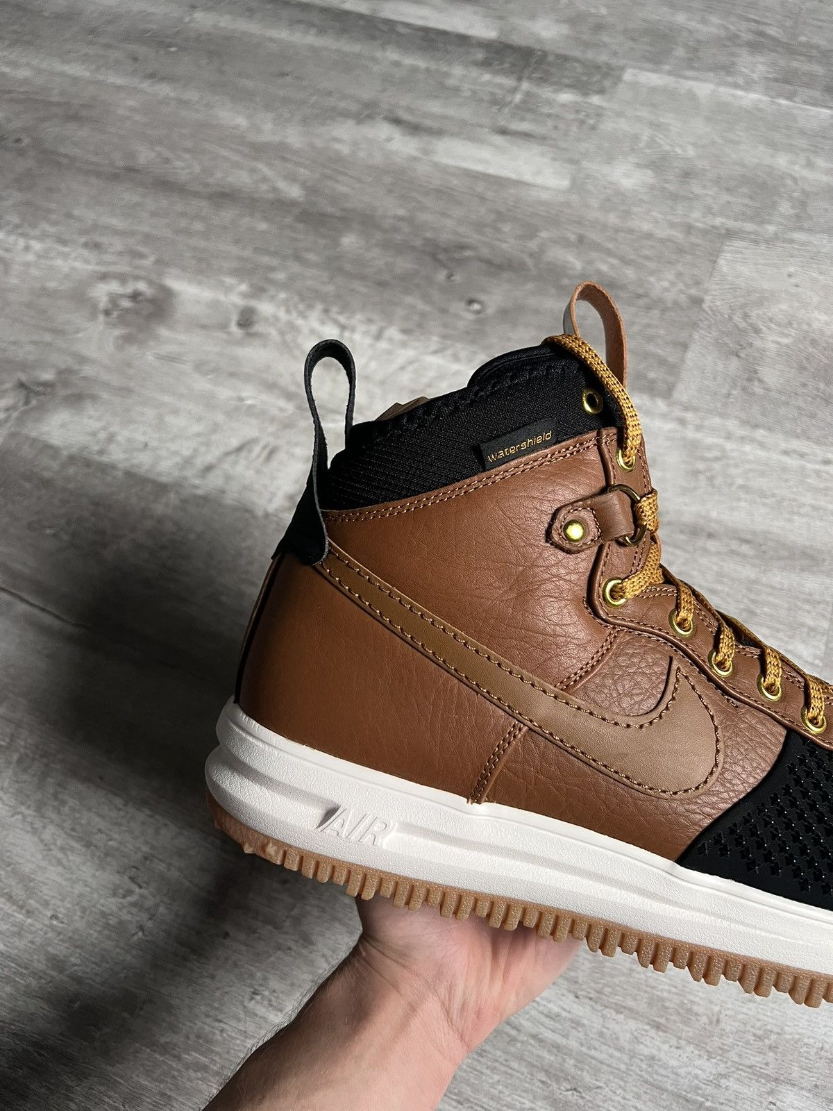 Nike Nike Lunar Force 1 Duckboot Ale Brown Black Size US 13 / EU 46 - 5 Thumbnail