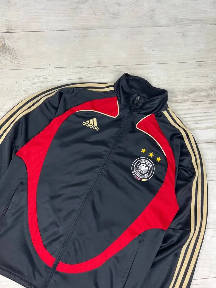 Adidas Adidas Germany 2007 2008 Track Jacket Soccer Football Size US S / EU 44-46 / 1 - 2 Thumbnail