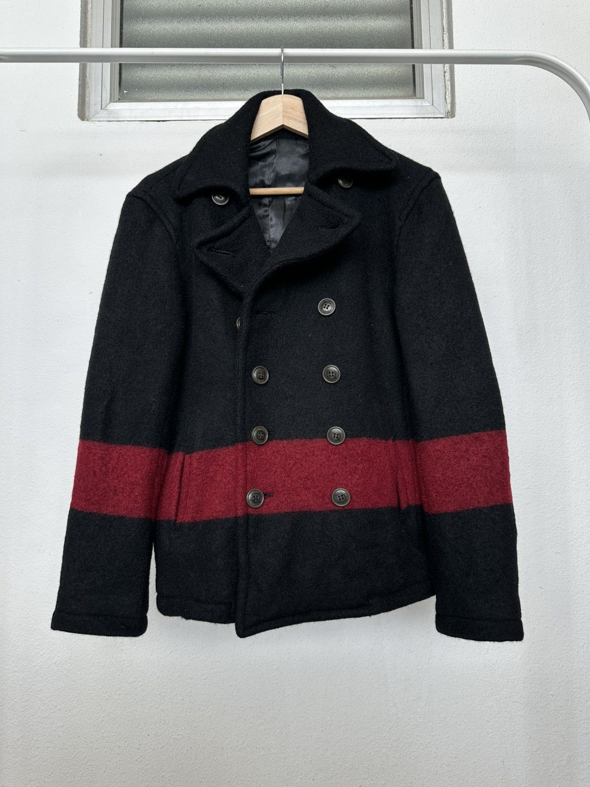 291295=Homme 🔥URAHARA 🔥00's 🇯🇵291295 Homme Wool double breasted Size US M / EU 48-50 / 2 - 17 Thumbnail