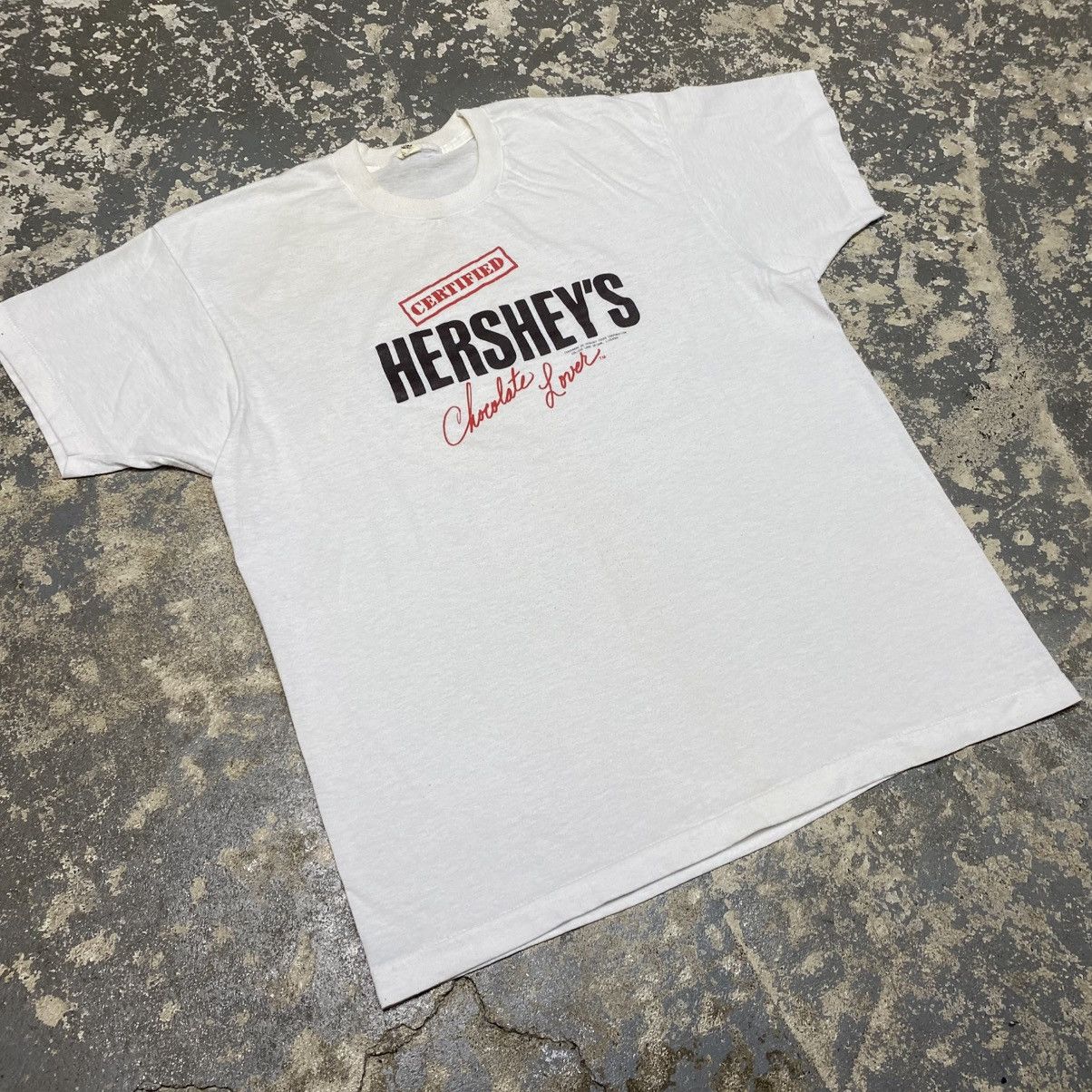 Japanese Brand × Vintage Vintage Certified Hershey’s Chocolate Lover Thin 80s Tshirt Size US XL / EU 56 / 4 - 8 Thumbnail