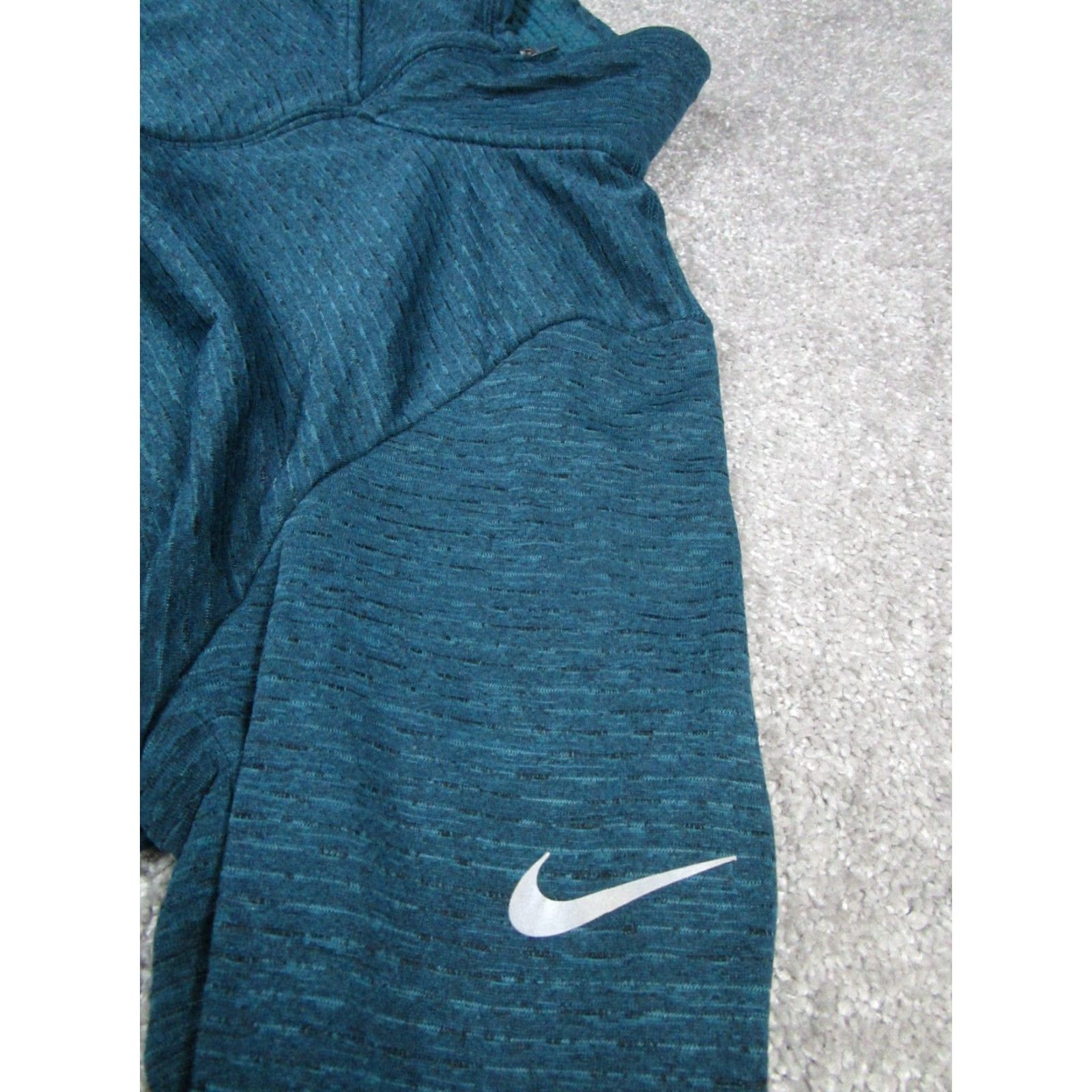 Nike Nike Dri-FIT Running Sweater Womens Large Blue Zip Mock Neck Pullover Activewear Nike Dri-FIT Womens Large Blue Running & Jogging 90s? Size L / US 10 / IT 46 - 3 Thumbnail