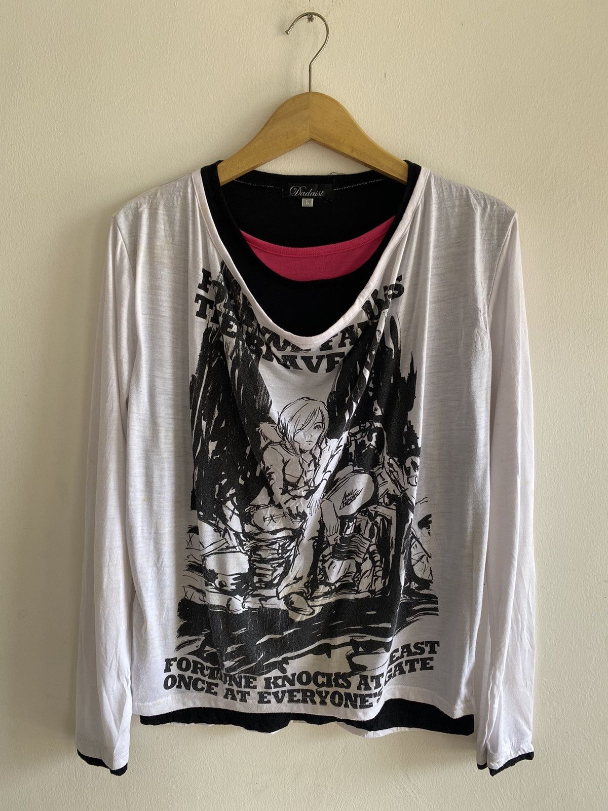 If Six Was Nine × Japanese Brand × Le Grande Bleu (L.G.B.) Poems with lady bike if six was nine style longsleeve Size US L / EU 52-54 / 3 - 1 Thumbnail