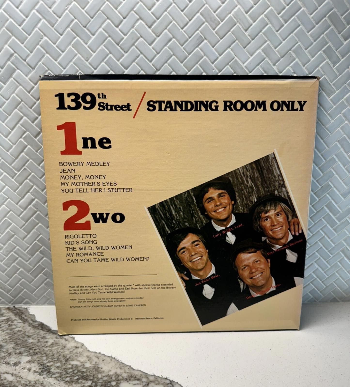 Designer 139th St. Quartet Standing Room Only Brotherhood San Diego Size ONE SIZE - 4 Thumbnail