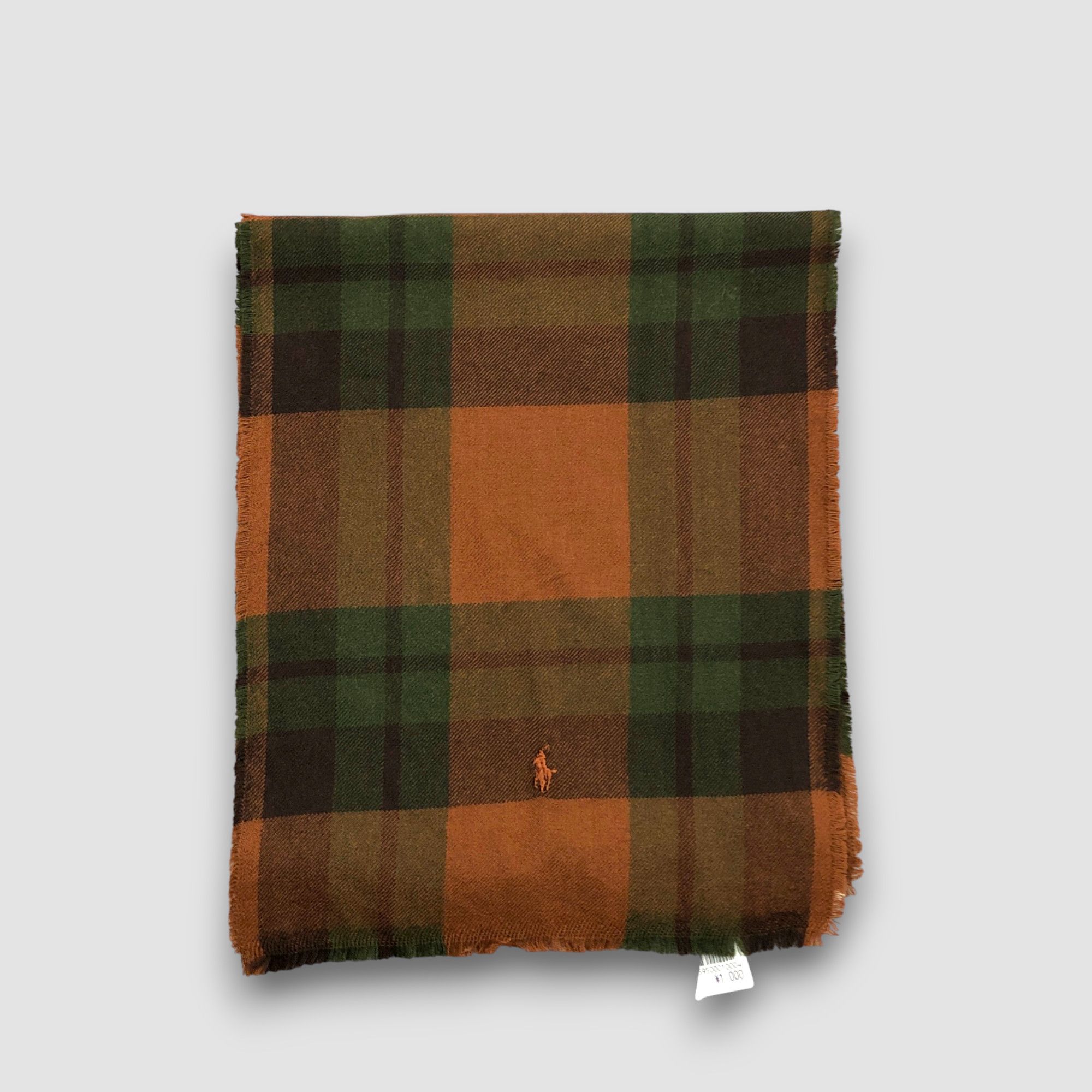 Polo Ralph Lauren NWT Vintage 90s Polo Ralph Lauren Scarf Muffler Wool Scarves Size ONE SIZE - 2 Thumbnail