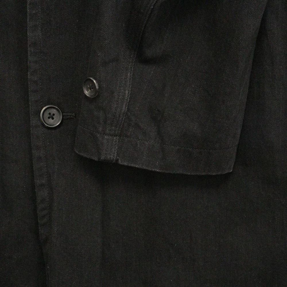 Yohji Yamamoto Yohji Yamamoto POUR HOMME 23AW COLLAR DENIM COAT Size US S / EU 44-46 / 1 - 4 Thumbnail