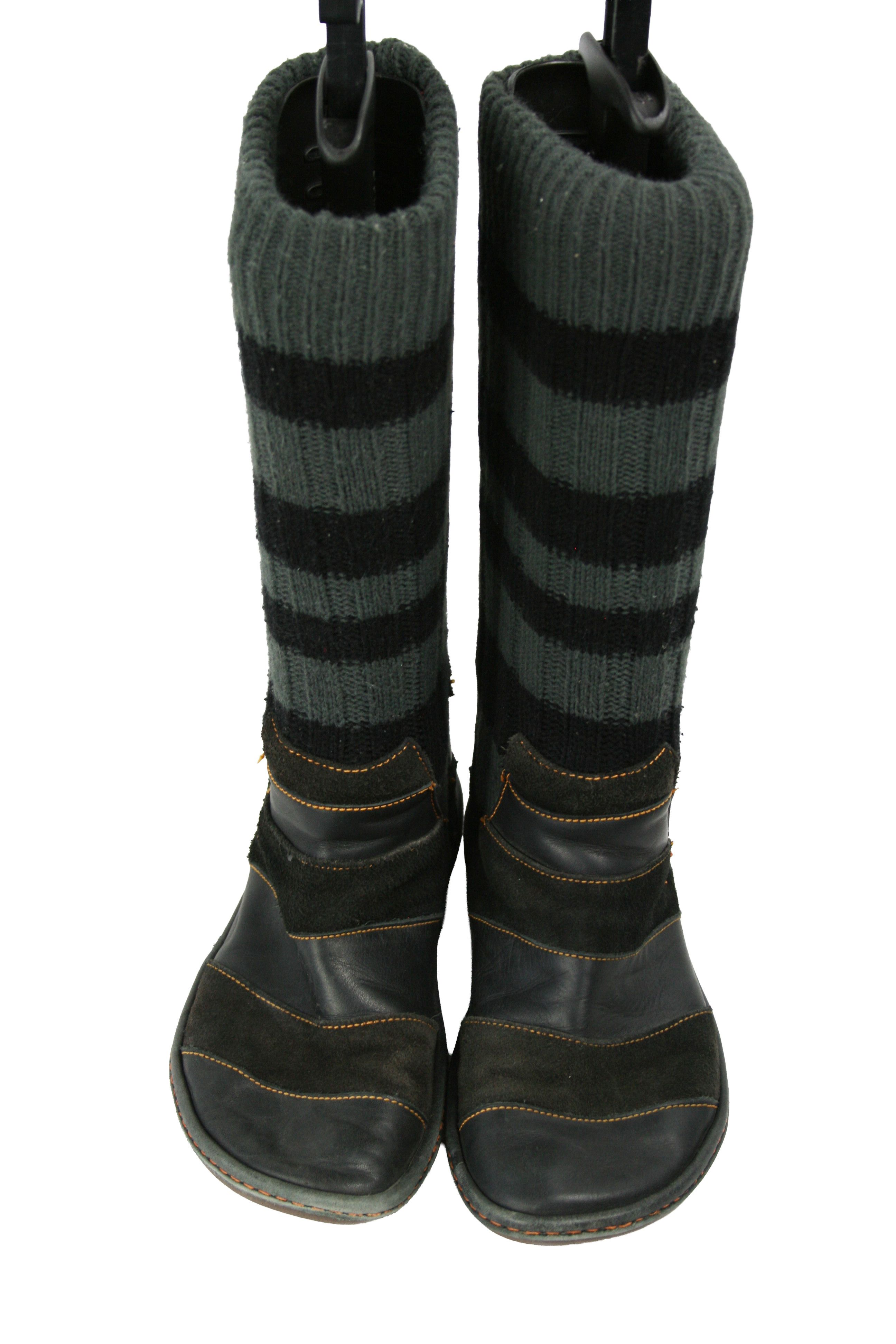 Japanese Brand The Art Company 00S Y2K Goblin Socks Boots Vintage Size US 8 / IT 38 - 10 Thumbnail