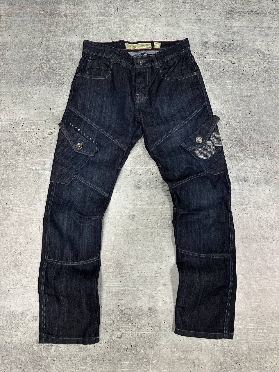 Japanese Brand × Vintage Vintage Denim Cross Hatch Cargo Japanese Pants Size US 30 / EU 46 - 3 Thumbnail