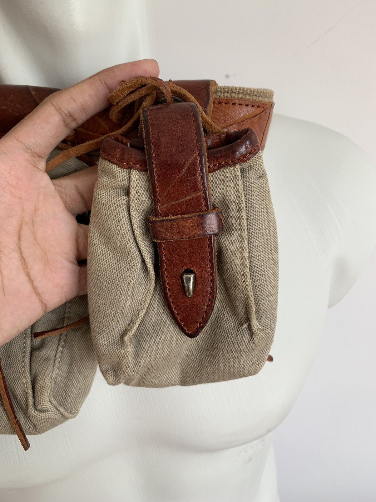Genuine Leather Unison Dept Cargo Utility Bag Size ONE SIZE - 3 Thumbnail