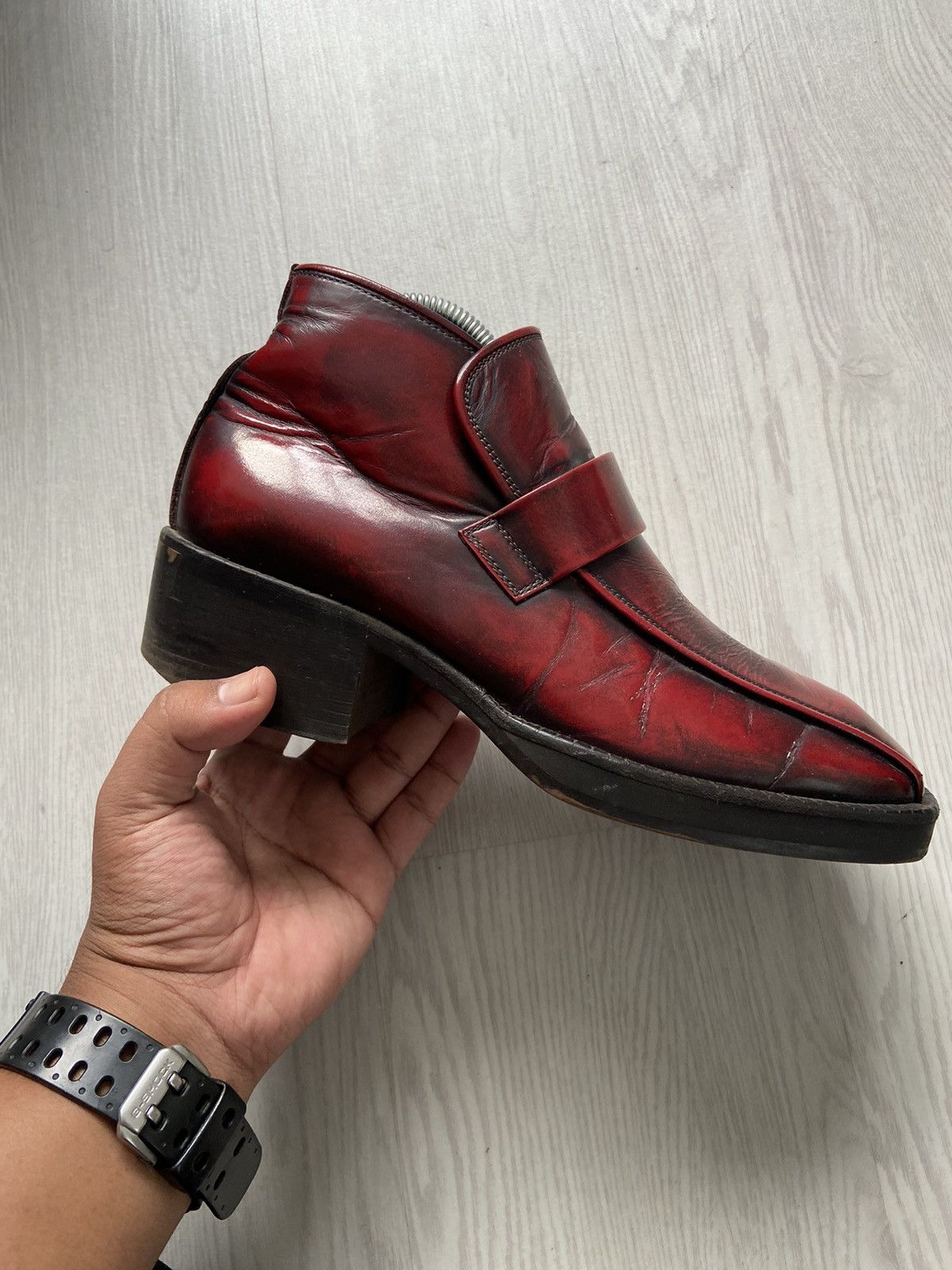 希少 whoop de doo Bulldog Toe boots Whoop' De' Doo' @whoopdedoo_official Square Toe Lace-Up