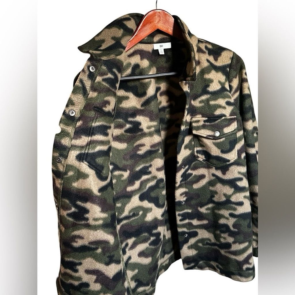 BP. BP Camo Utility Jacket Green Brown Women Size Small. Size XS / US 0-2 / IT 36-38 - 5 Thumbnail