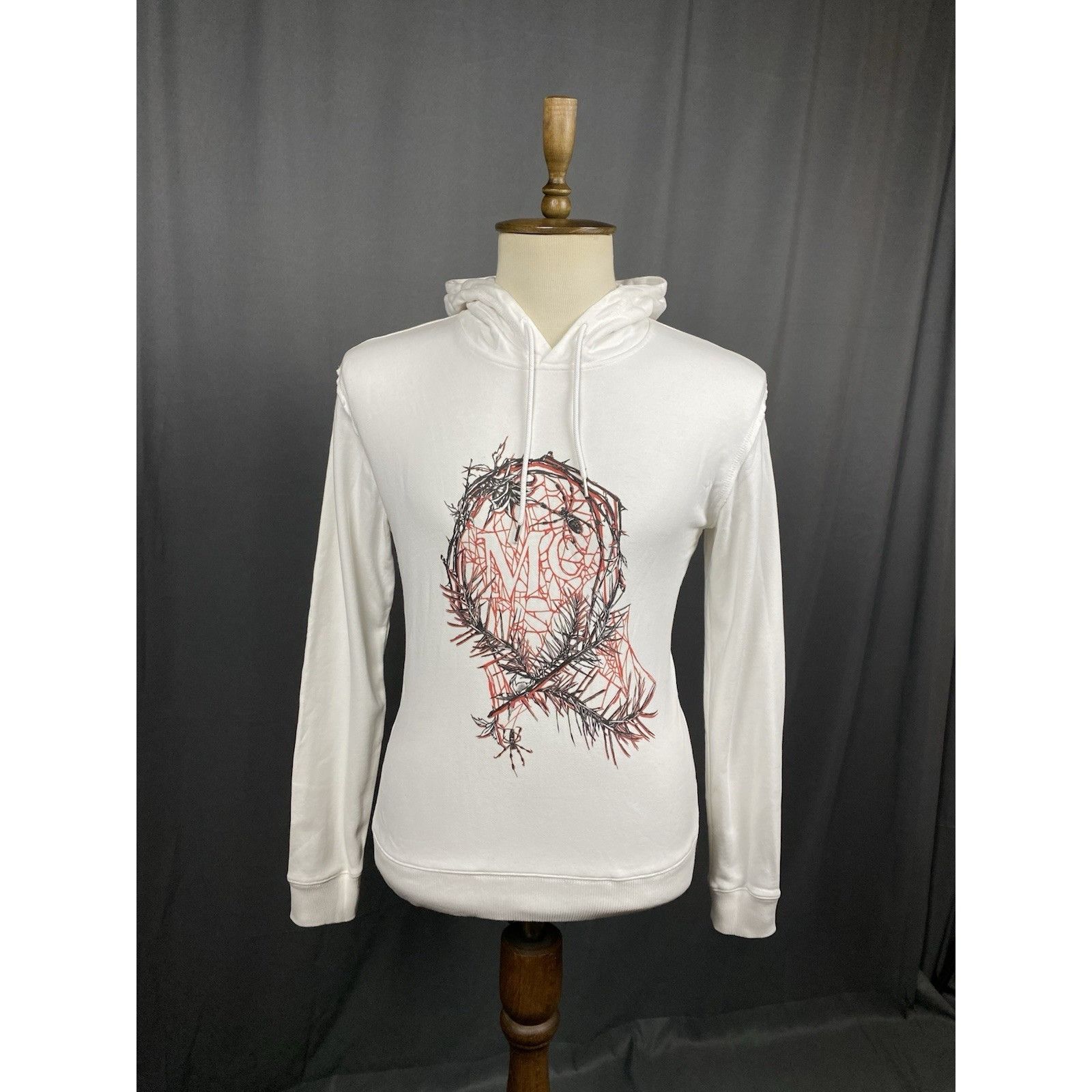 Alexander McQueen Alexander McQueen McQ Big Logo Men's White Hoodie Sweater Si Size US S / EU 44-46 / 1 - 1 Thumbnail