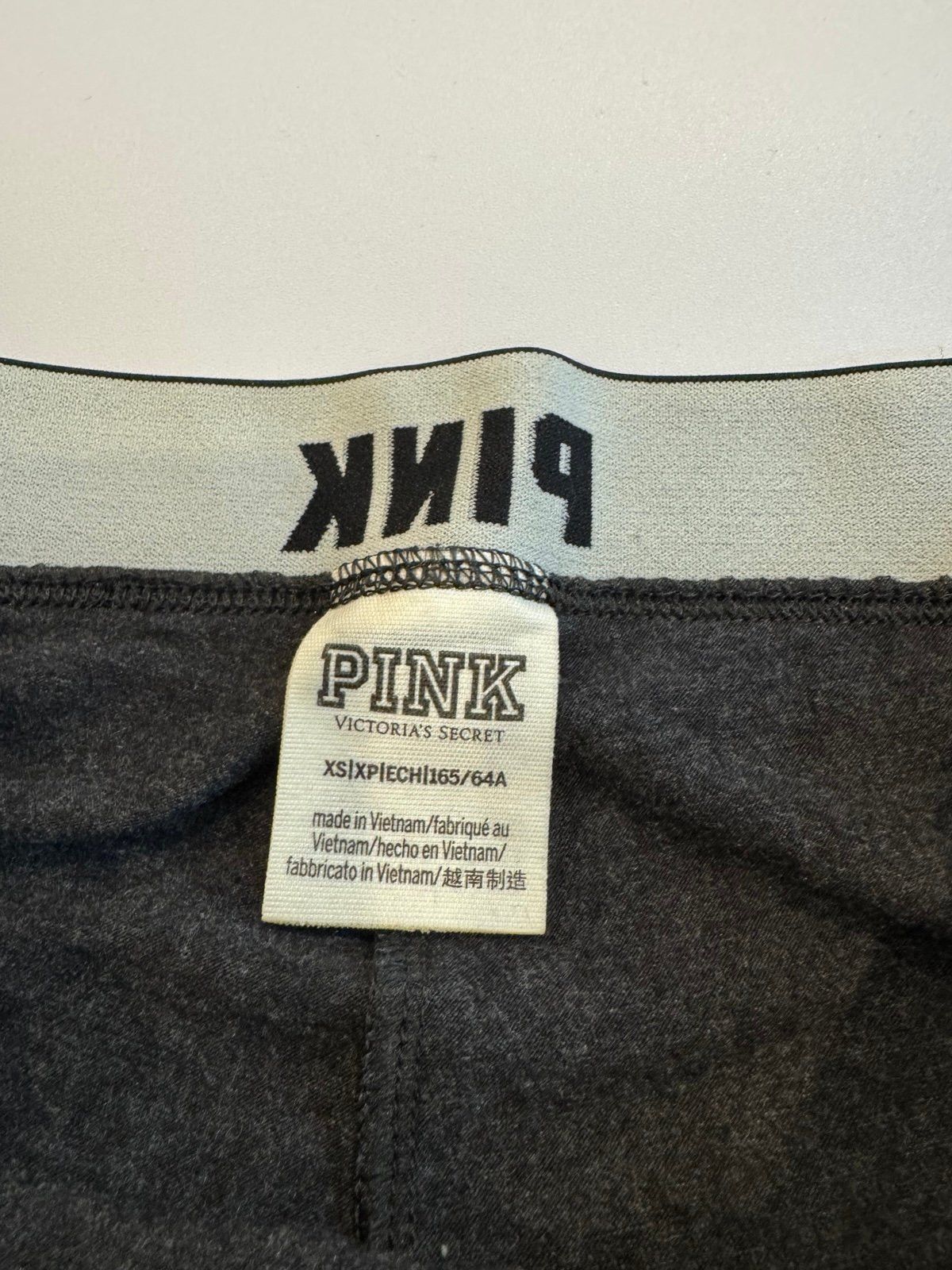 Pink PINK Victoria Secret Gray Leggins XS Size 26" / US 2 / IT 38 - 3 Thumbnail