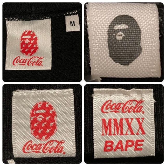Bape × Coca Cola BAPE × COCA COLA LOGO pullover hoodie a bathing ape BAPE STA Size US M / EU 48-50 / 2 - 6 Thumbnail