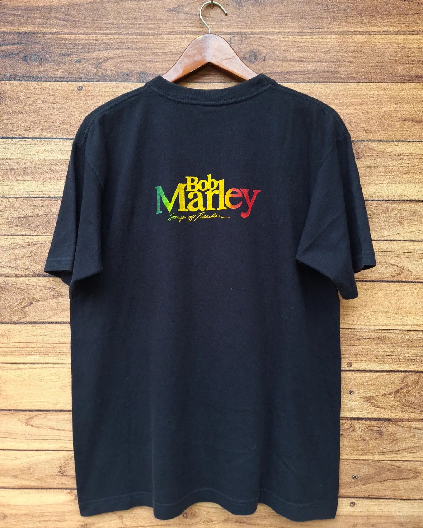 Band Tees Vintage bob marley 90s redemption song album rap tee reggae Size US L / EU 52-54 / 3 - 3 Thumbnail