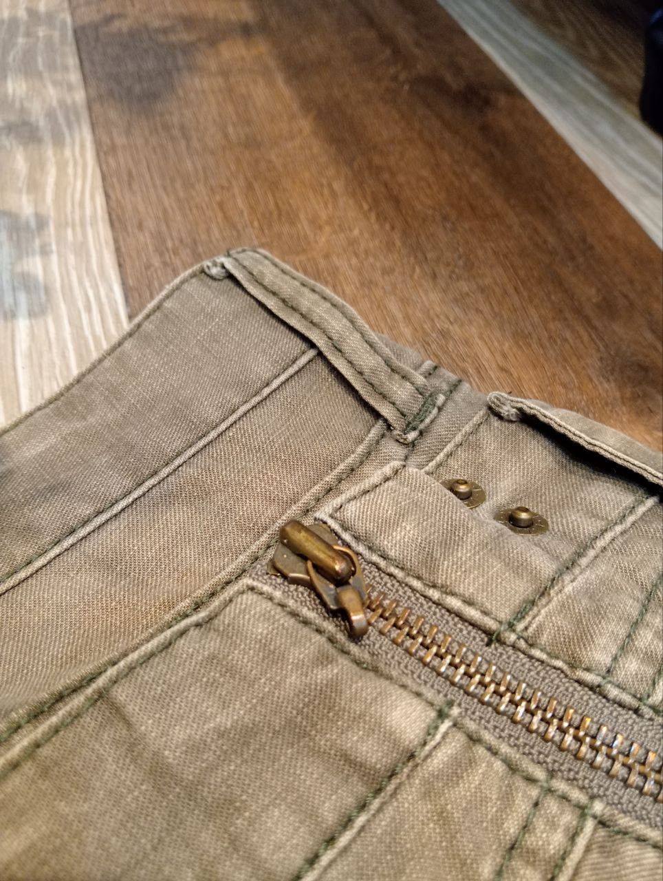 PPFM VINTAGE PPFM JAPAN DOUBLE WAIST CARGO-STYLE DENIM PANTS Size US 32 / EU 48 - 12 Thumbnail