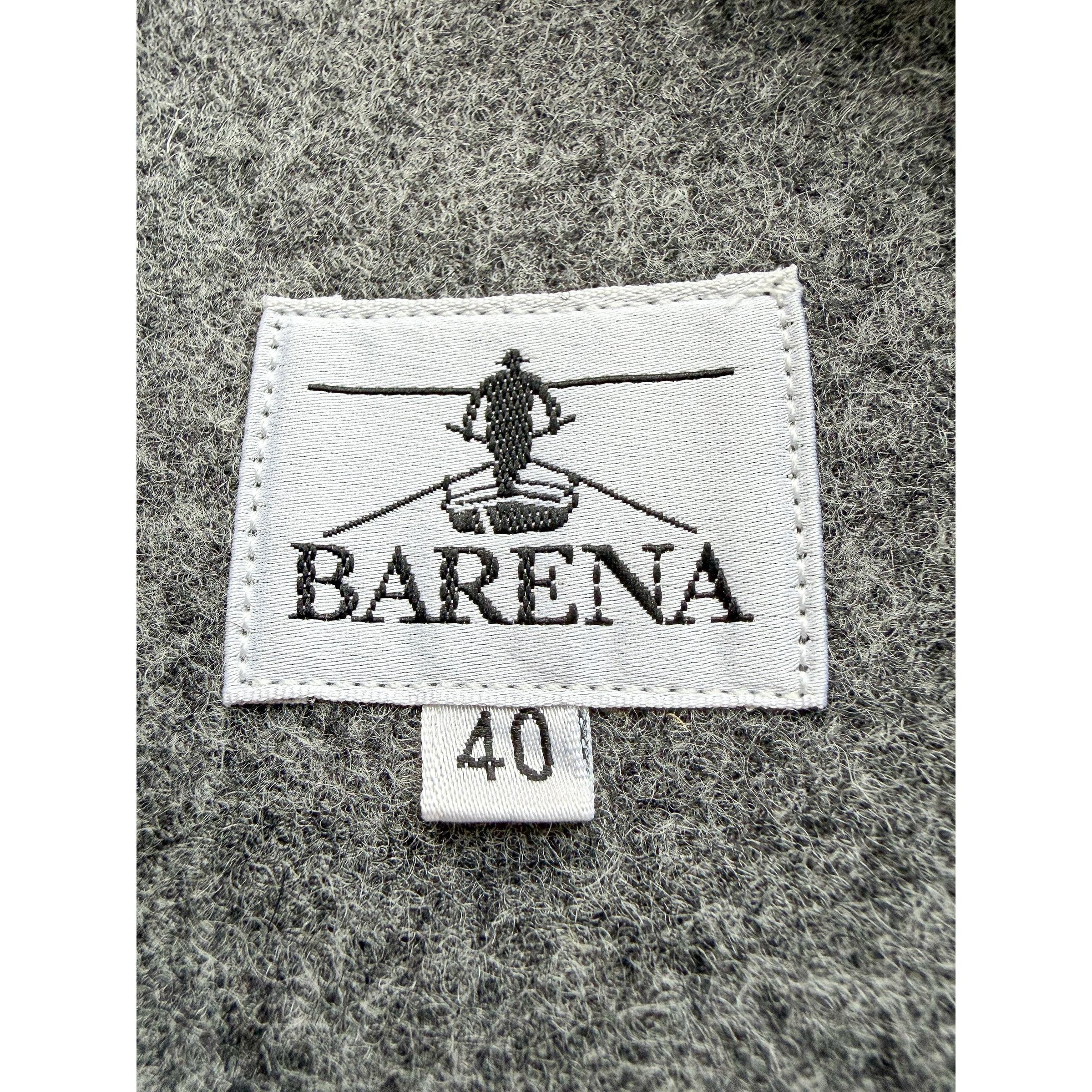 Barena Barena Grey Double Breasted Gazabin Granelo Coat Size US L / EU 52-54 / 3 - 8 Thumbnail