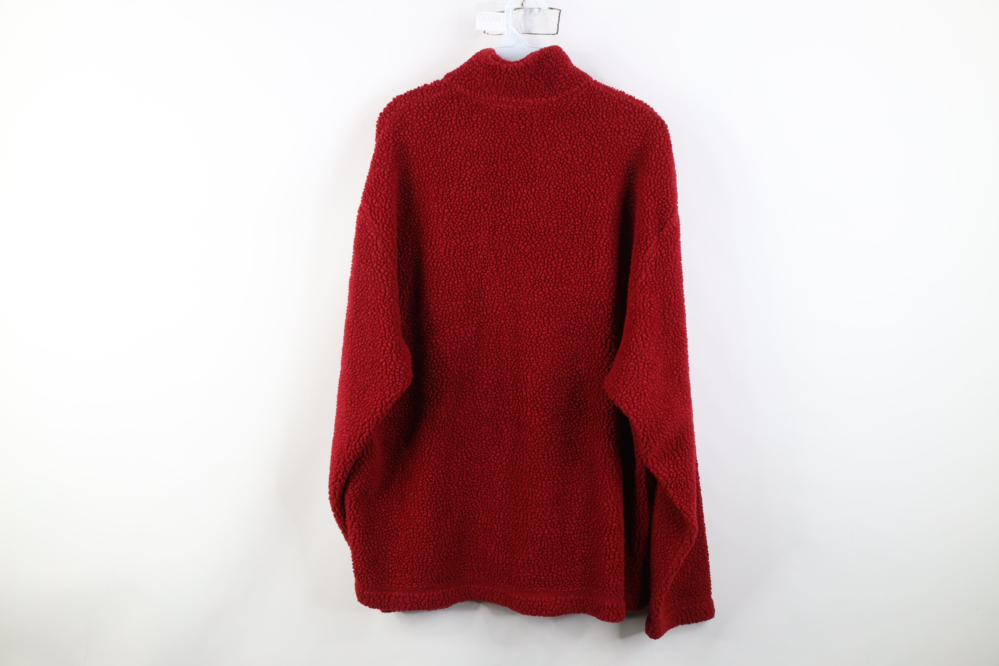 Gap Vintage 90s Gap 1/4 Quarter Half Zip Pullover Sweater Red Size US L / EU 52-54 / 3 - 8 Thumbnail