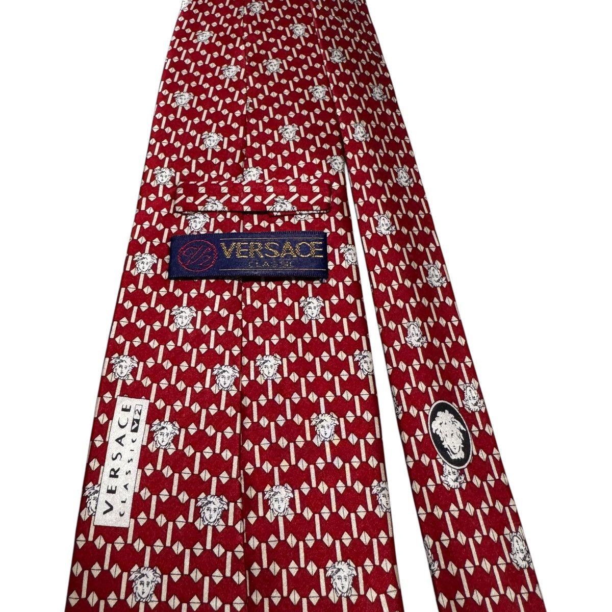 Versace Versace Classic V2 Hand Made 100% SILK Designer Tie 4" WIDTH Size ONE SIZE - 4 Thumbnail
