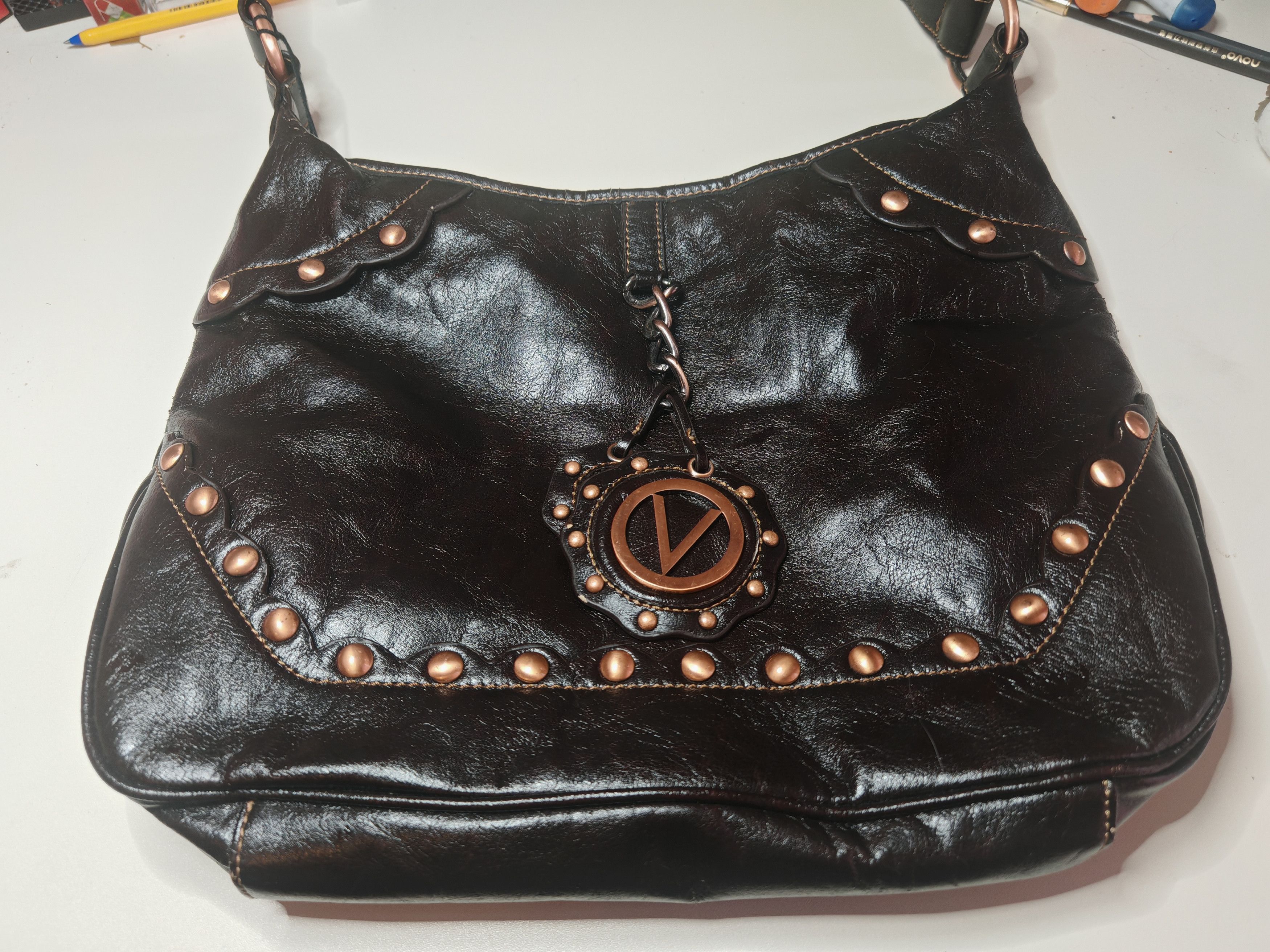 Mario Valentino Rare Valentino by Mario Valentino Vintage Hobo Bag Size ONE SIZE - 7 Thumbnail