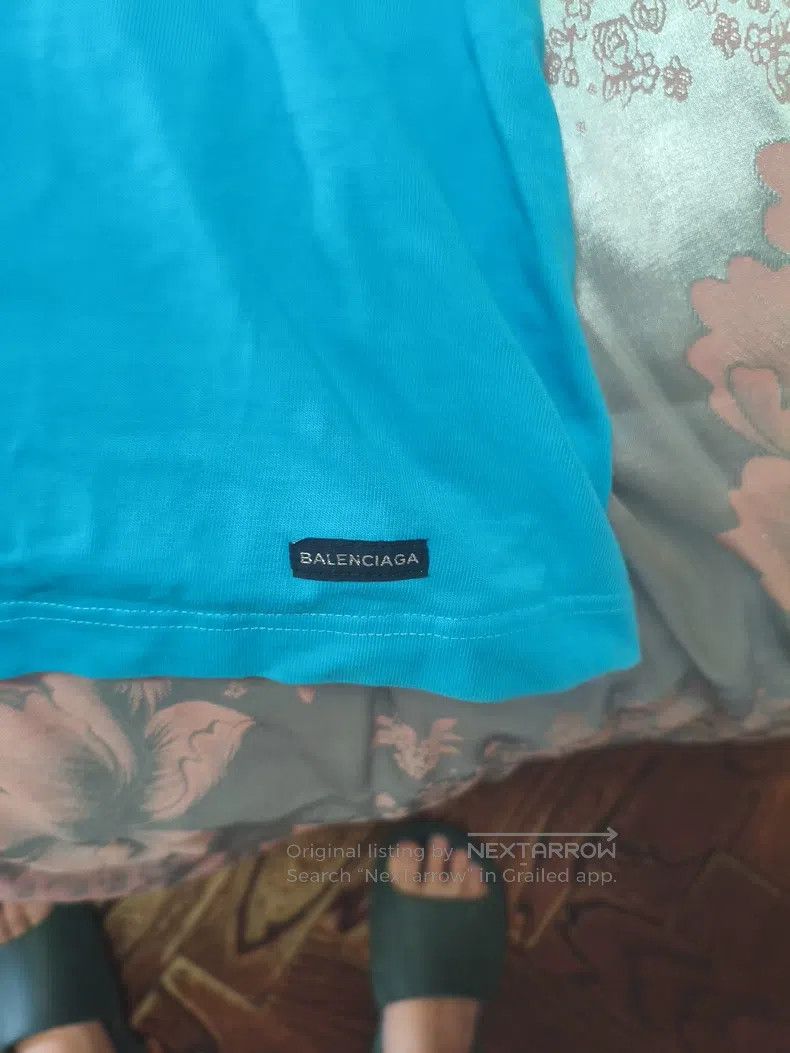 Balenciaga Balenciaga Short Sleeve, Sky Blue Size US XXS / EU 40 - 2 Thumbnail