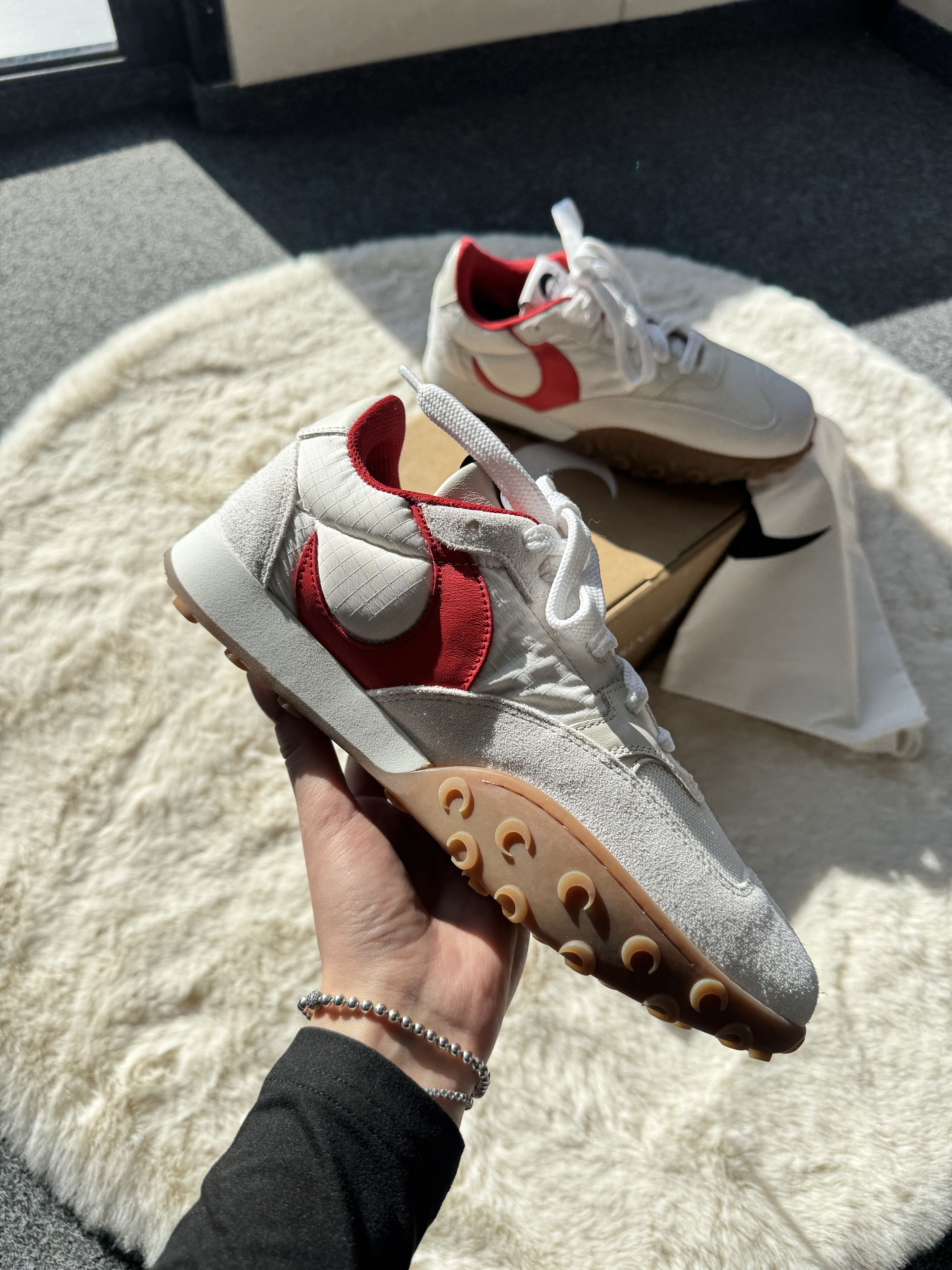 Marine Serre Marine Serre MS Rise leather sneakers EU 39 Size US 9 / IT 39 - 4 Thumbnail