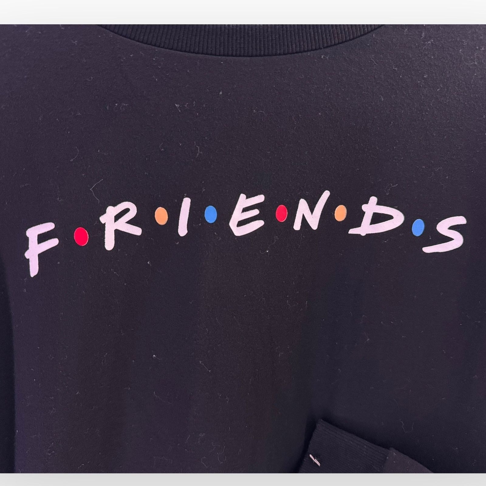 Other FRIENDS TV Show Logo Black Crewneck Sweatshirt Womens Size L Size L / US 10 / IT 46 - 4 Thumbnail