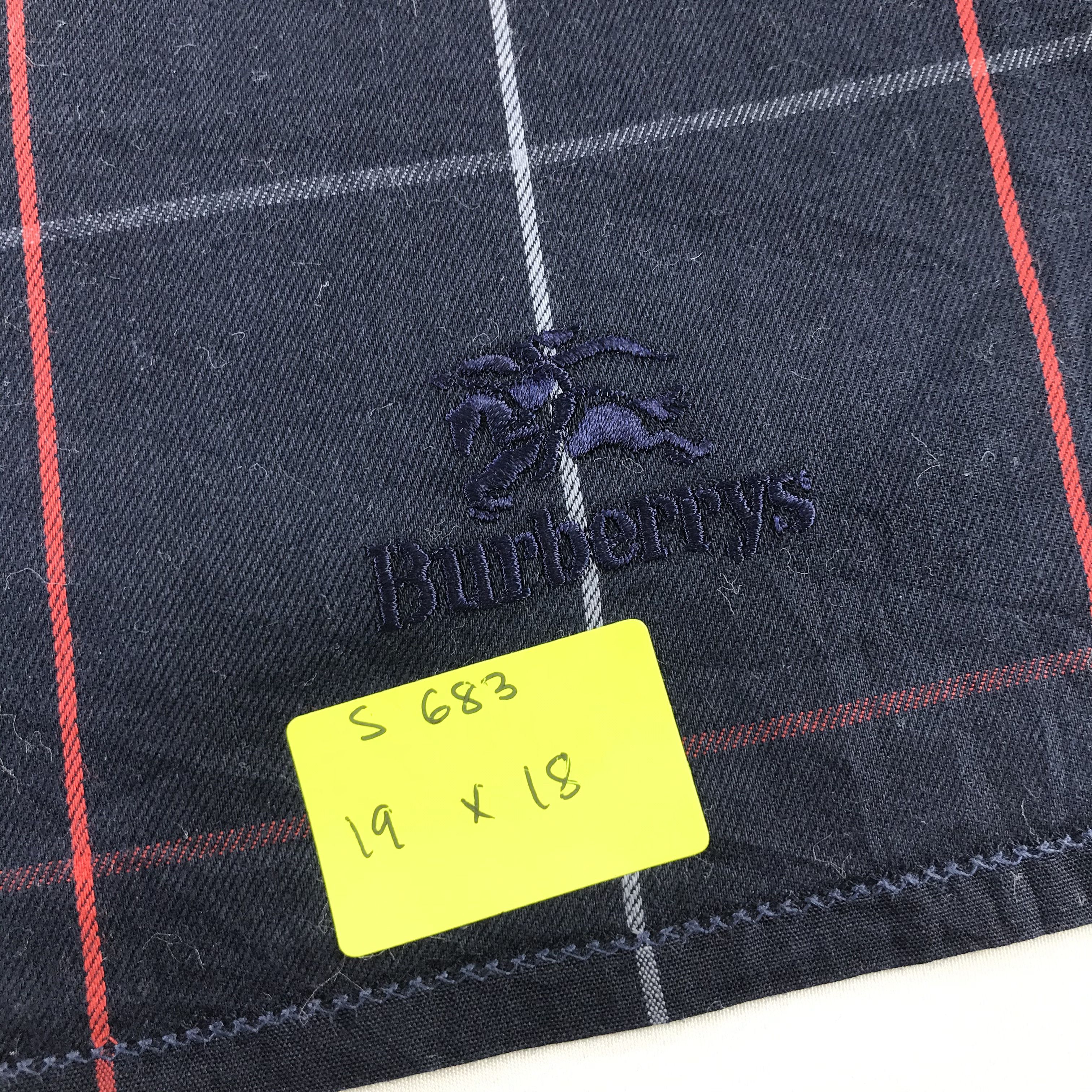 Burberry × Vintage Burberry Bandana / Handkerchief / Neckerchief - S683 Size ONE SIZE - 5 Thumbnail