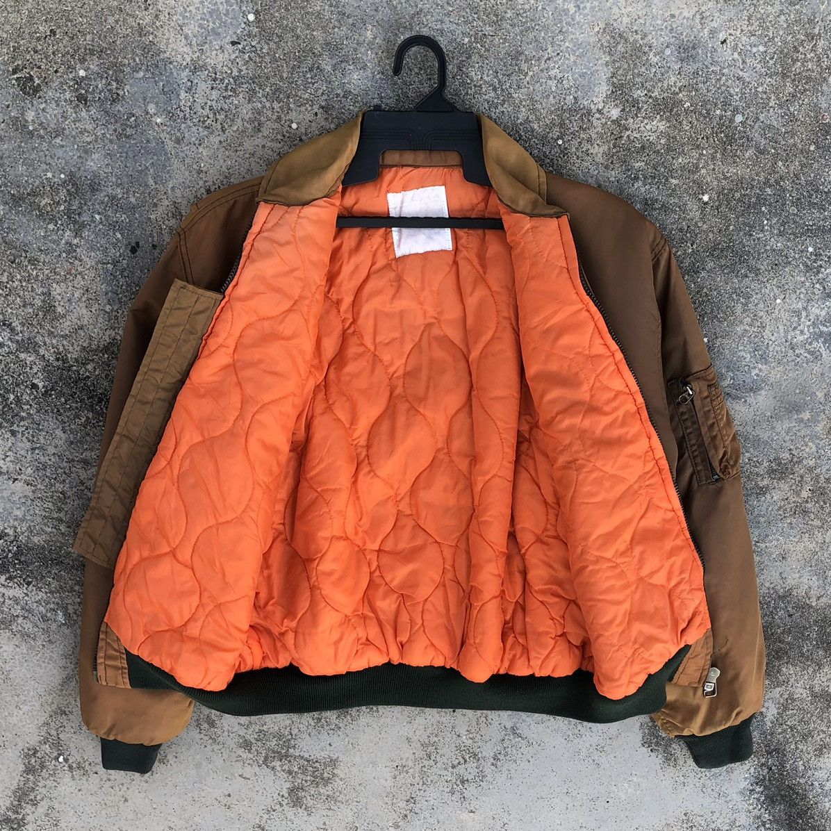 Vintage Vintage Flyer’s Man Intermediate CWU 45P Faded Bomber Jacket Size US L / EU 52-54 / 3 - 8 Thumbnail