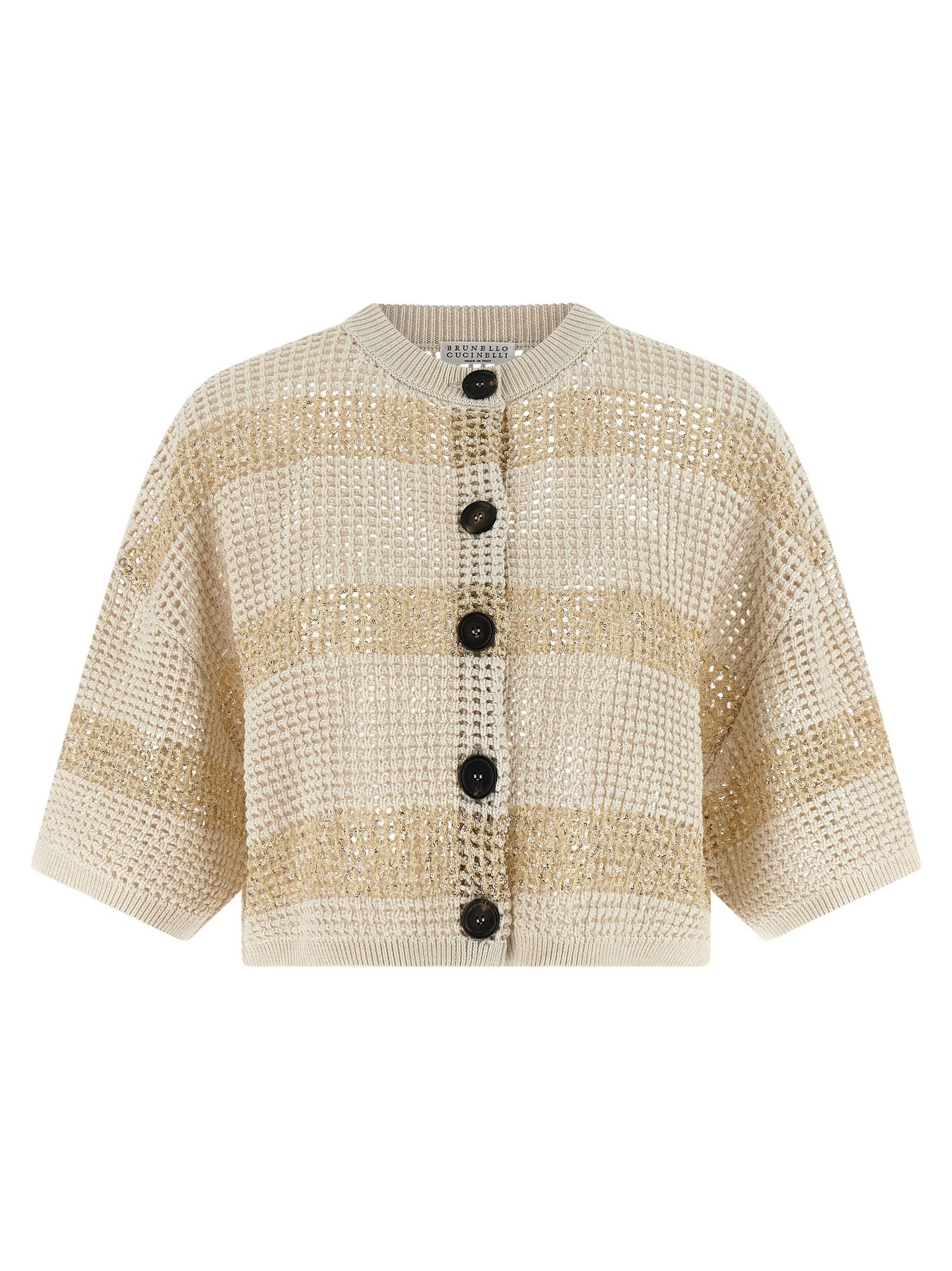 Brunello Cucinelli 'Crop' Cardigan Size XL / US 12-14 / IT 48-50 - 1 Thumbnail