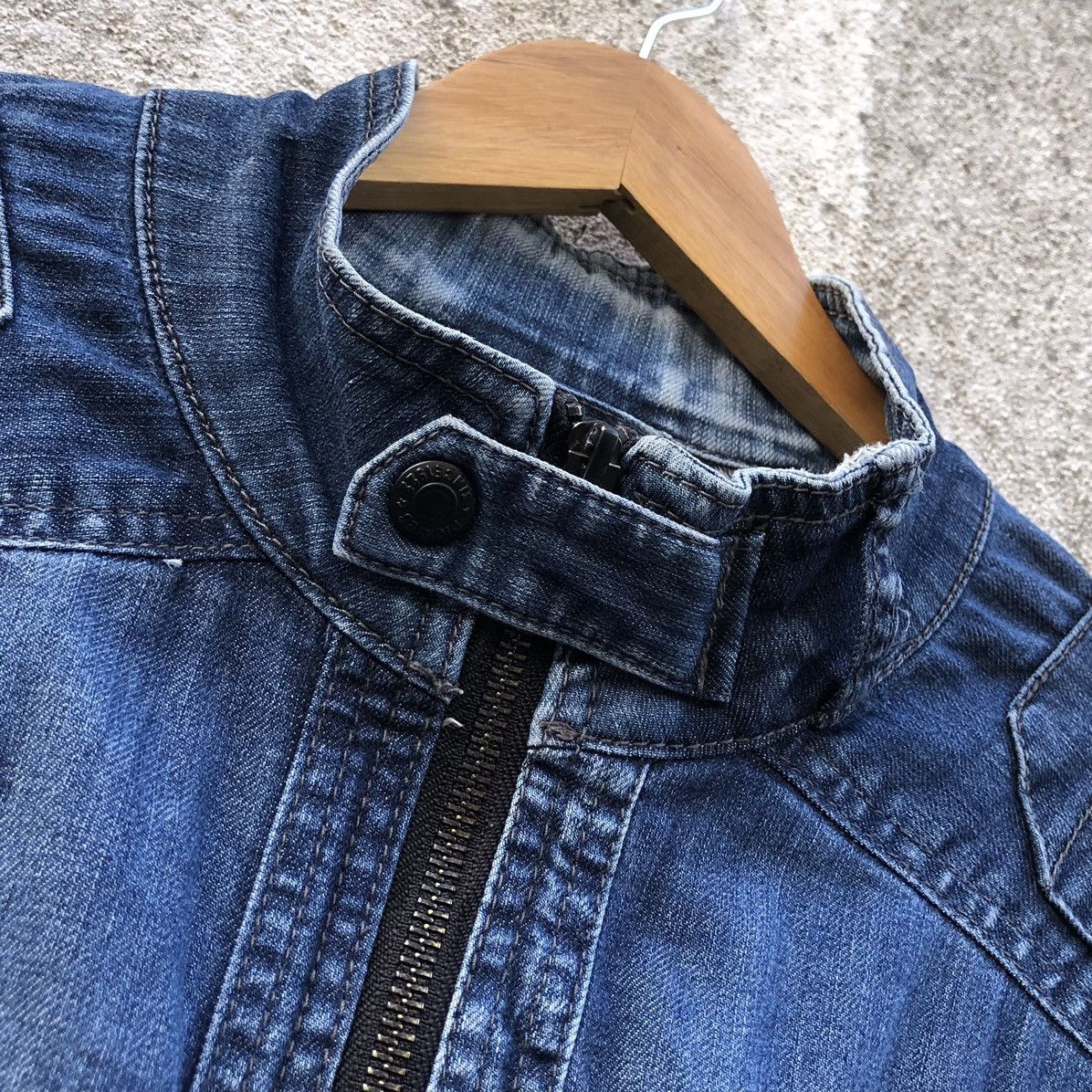 Dickies Dickies Stretch Silky Denim Work / Bikers Jacket Size US L / EU 52-54 / 3 - 14 Thumbnail