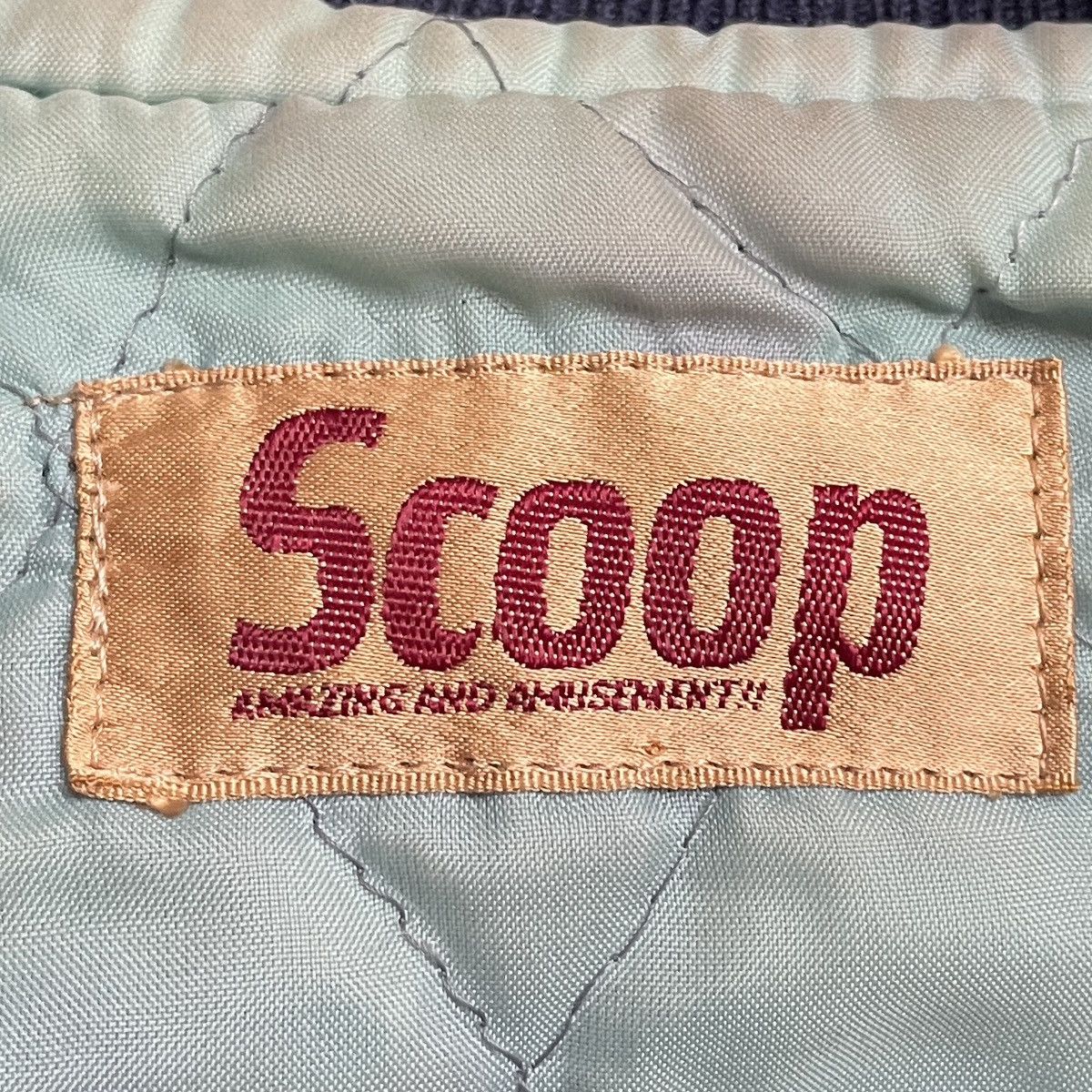 SCOOP Vintage Brand Scoop Leather Varsity Jacket 1980s Size US M / EU 48-50 / 2 - 9 Thumbnail