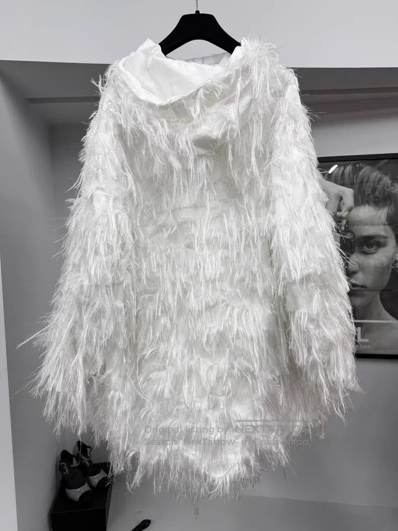 Dior Dior Show white feather windbreaker Size XS / US 0-2 / IT 36-38 - 3 Thumbnail
