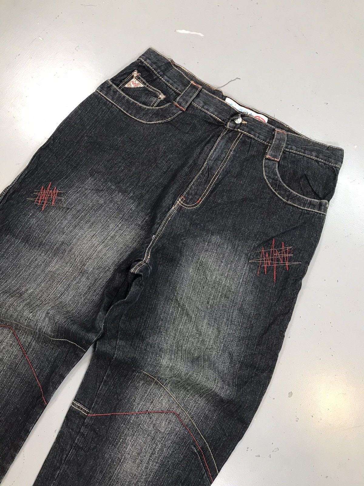 Ecko Unltd. × Vintage Vintage Ecko UNLTD crazy boy printed denim Size US 40 / EU 56 - 5 Thumbnail