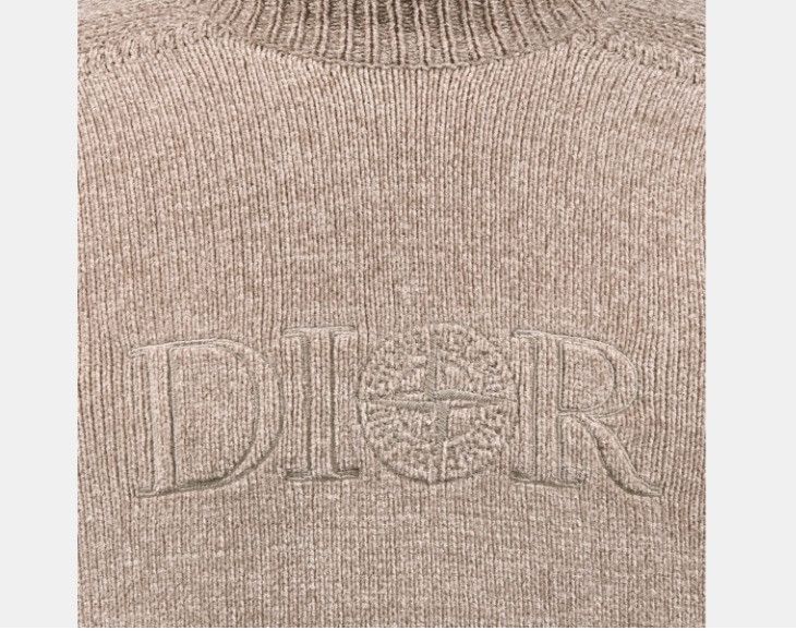 Dior × Stone Island o1w1db10425 493M64 Sweater in Grey Size US M / EU 48-50 / 2 - 3 Thumbnail