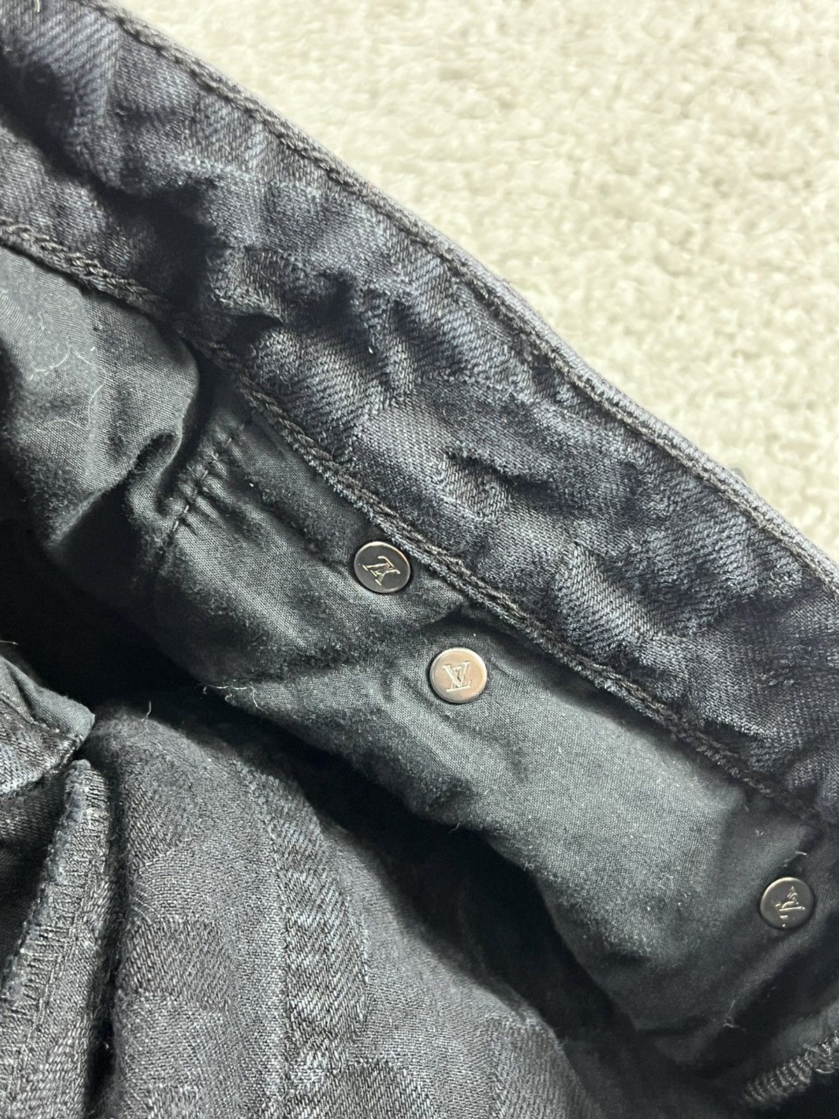 Louis Vuitton Louis Vuitton Stephen Sprouse Black Graffiti Logo Jeans Size 28" / US 6 / IT 42 - 11 Thumbnail