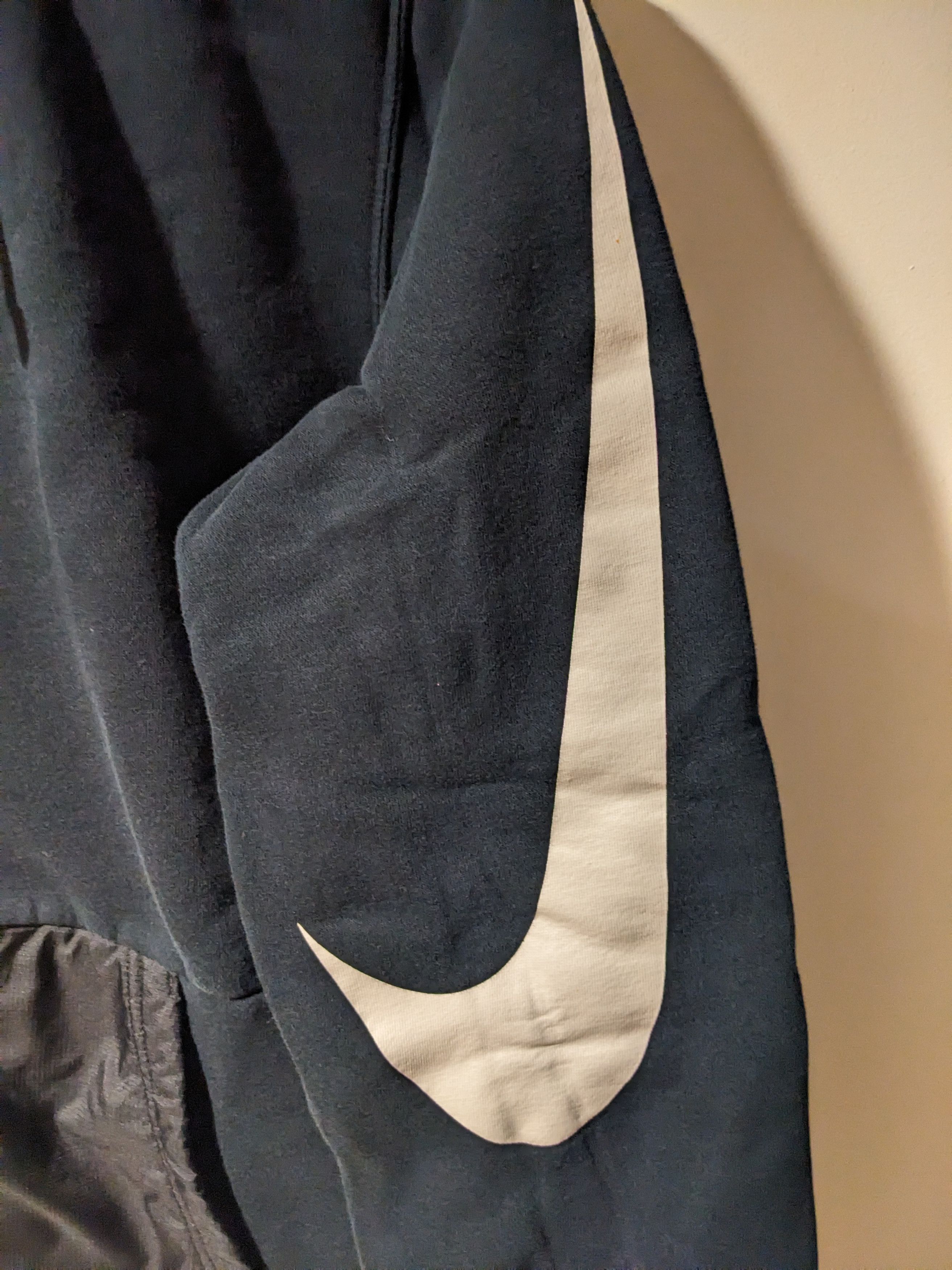 Nike × Vintage Vintage 2010's Nike Big Swoosh Sleeve Small Full Zip Hoodie Size US S / EU 44-46 / 1 - 2 Thumbnail