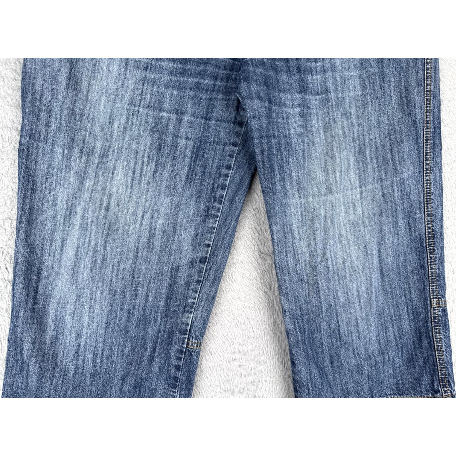 Faded Glory VINTAGE Faded Glory Capri Pants Womens 10 Blue Denim High Rise Pockets Zip Fly Retro Size 32" / US 10 / IT 46 - 3 Thumbnail