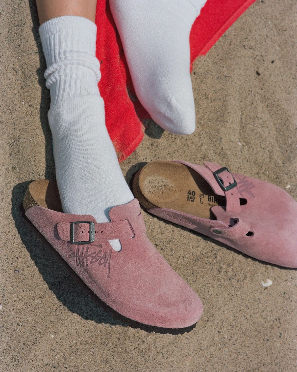 Birkenstock × Stussy Stussy Birkenstock Boston Size US 12 / EU 45 - 1 Thumbnail