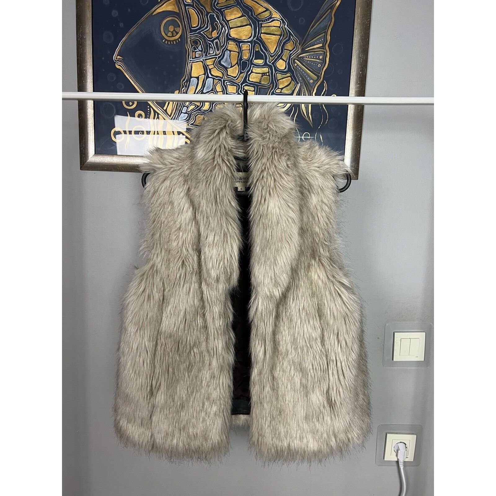 Denim & Supply Ralph Lauren Ralph Lauren Denim&Supply VTG Y2k Acrylic Fur Deep Peel Vest Size S / US 4 / IT 40 - 4 Thumbnail
